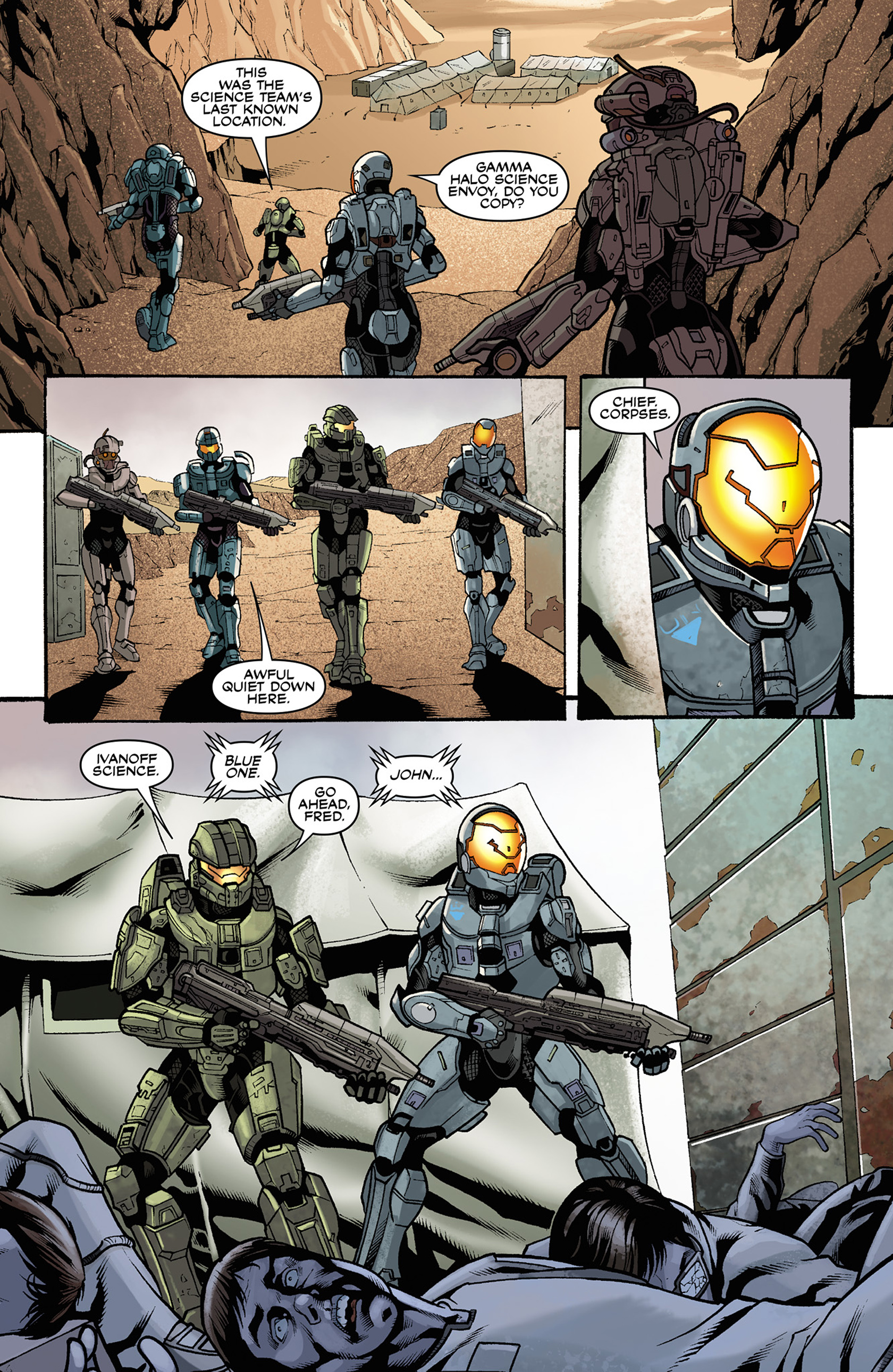 Read online Halo: Escalation comic -  Issue #8 - 14
