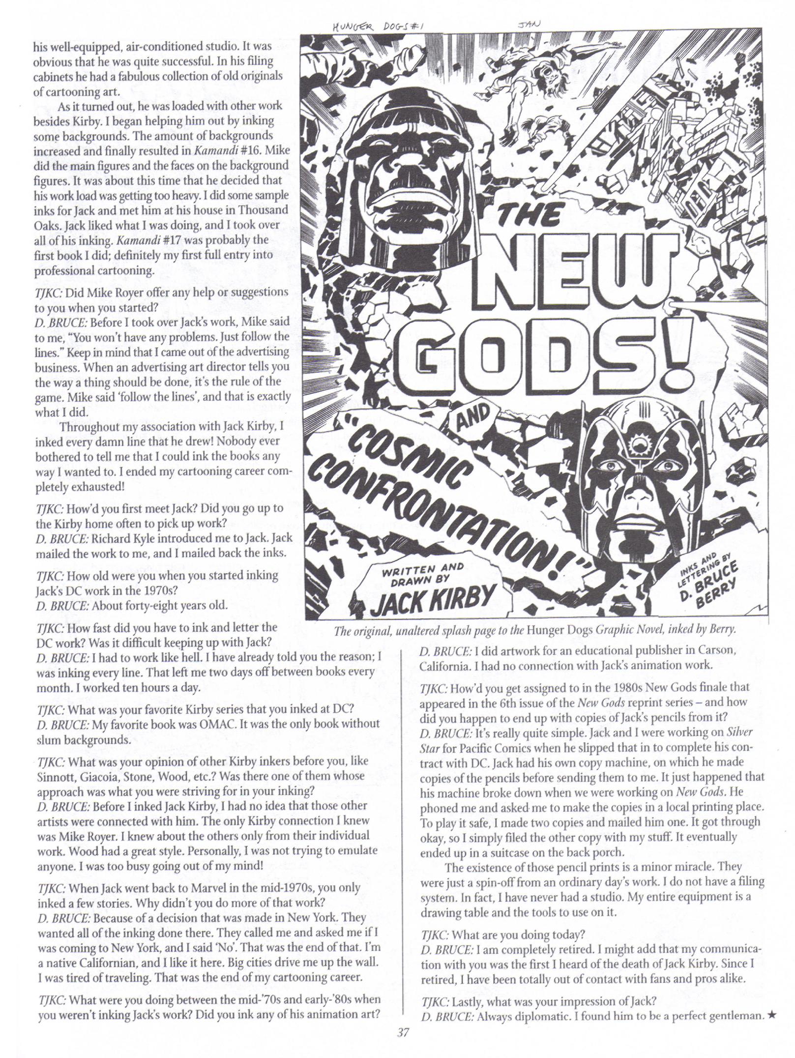 Read online The Jack Kirby Collector comic -  Issue #17 - 36