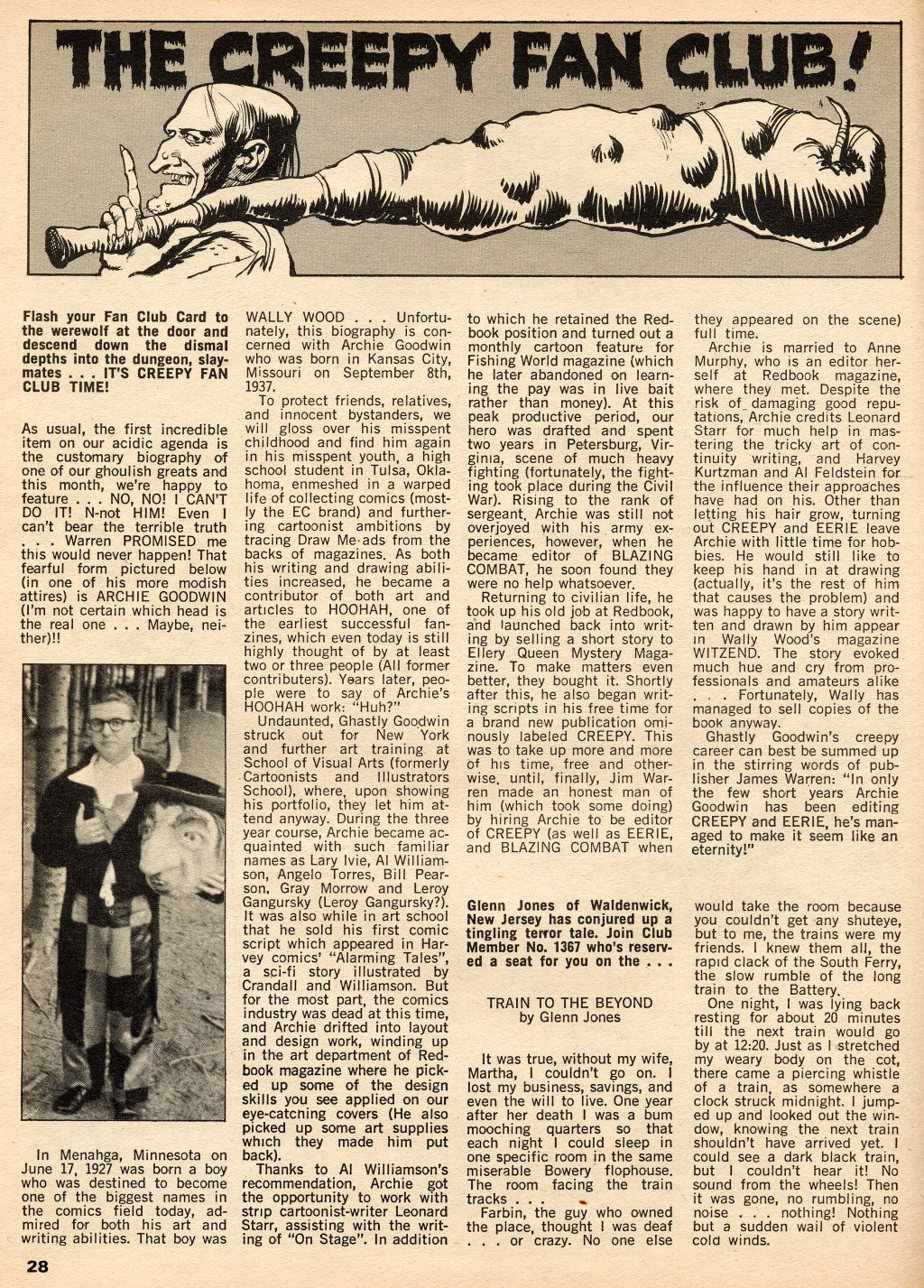 Read online Creepy (1964) comic -  Issue #14 - 28