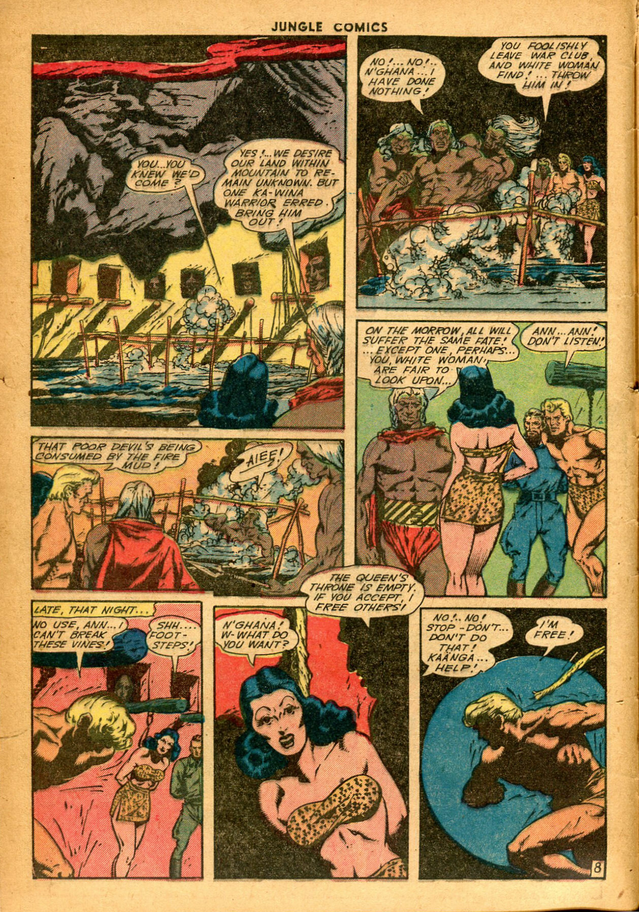 Read online Jungle Comics comic -  Issue #57 - 10
