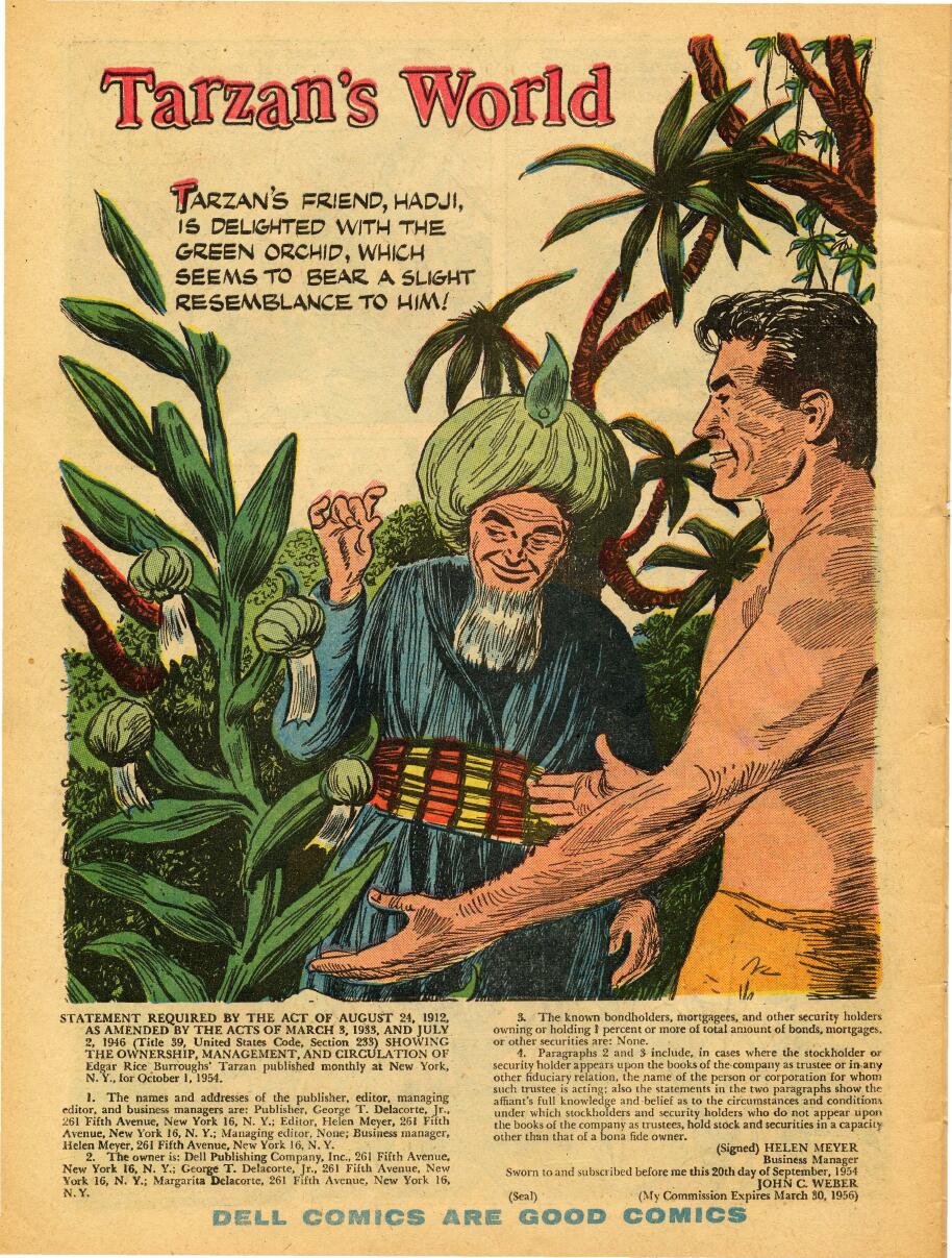 Read online Tarzan (1948) comic -  Issue #63 - 34