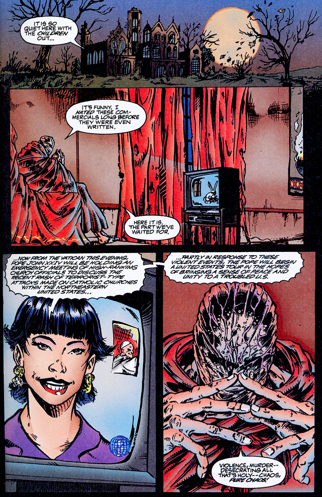 Read online Vampirella/Shadowhawk: Creatures of the Night comic -  Issue # Full - 6