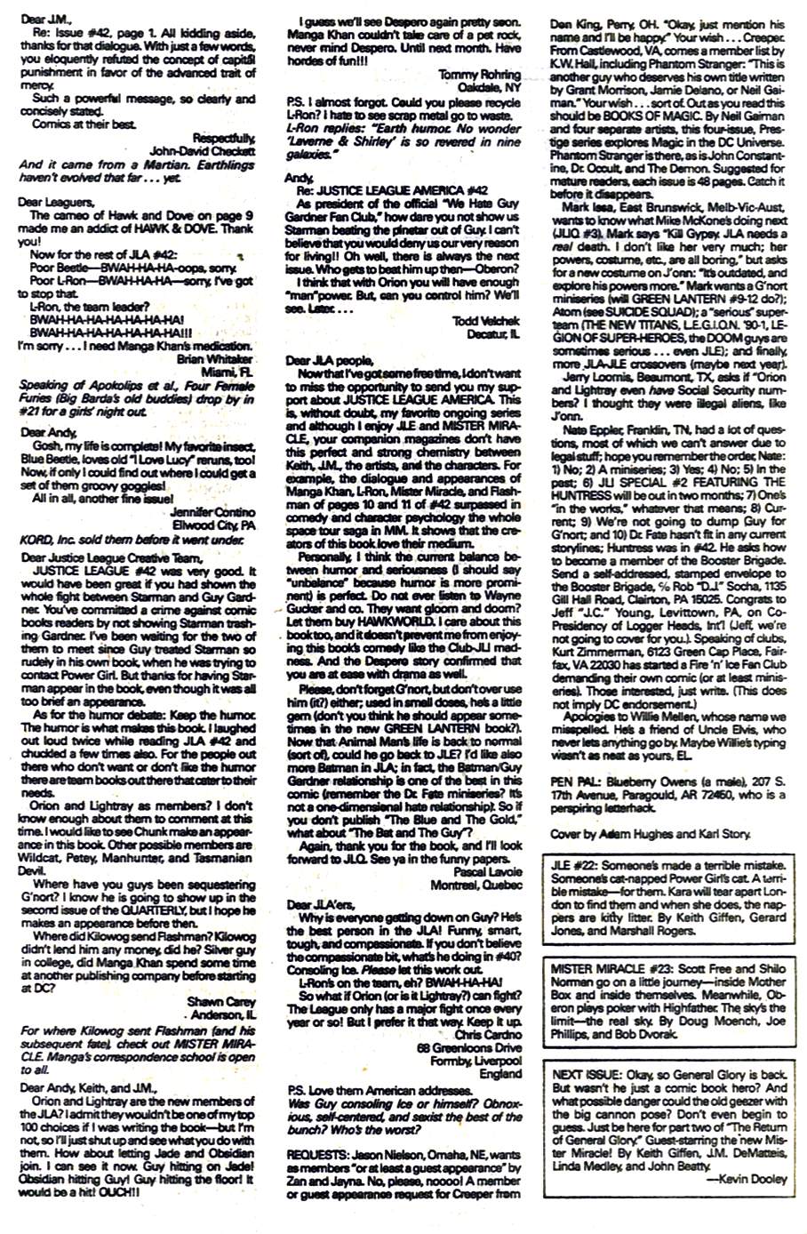 Read online Justice League America comic -  Issue #46 - 25