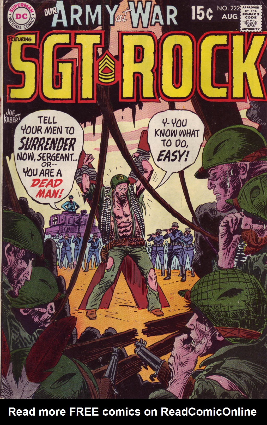 Read online Our Army at War (1952) comic -  Issue #222 - 1