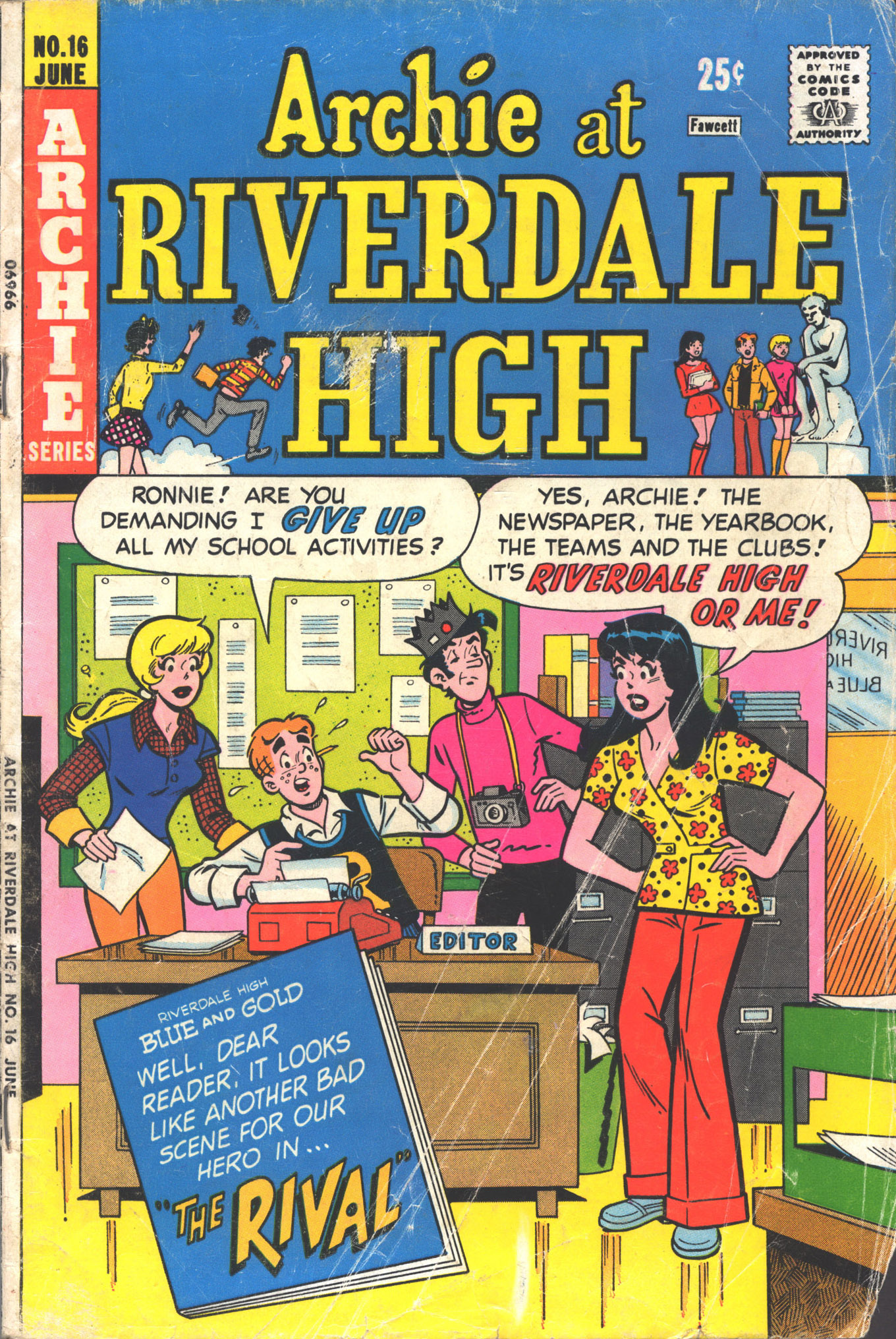 Read online Archie at Riverdale High (1972) comic -  Issue #16 - 1