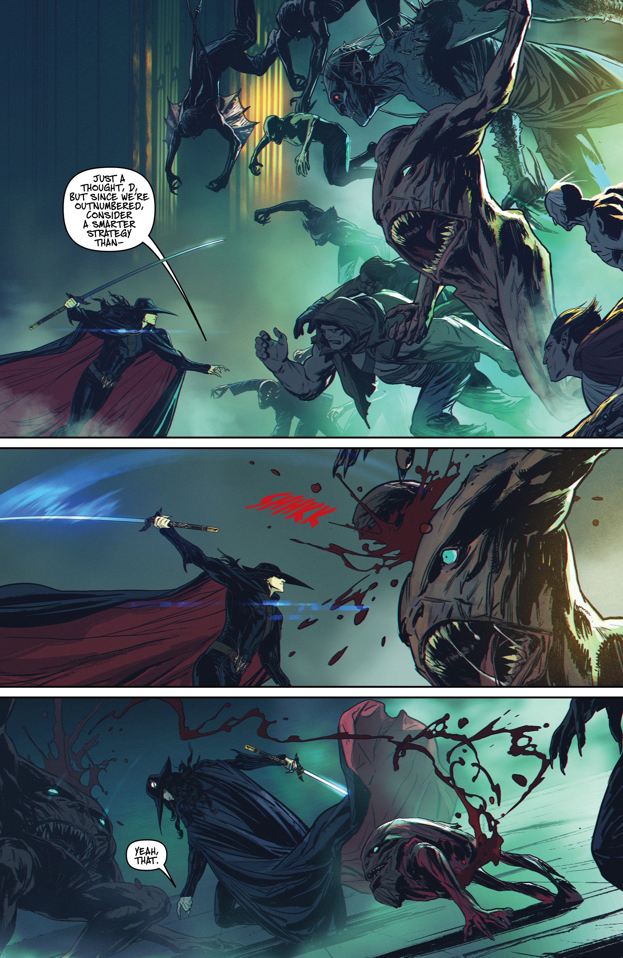 Read online Vampire Hunter D: Message from Mars comic -  Issue #1 - 18