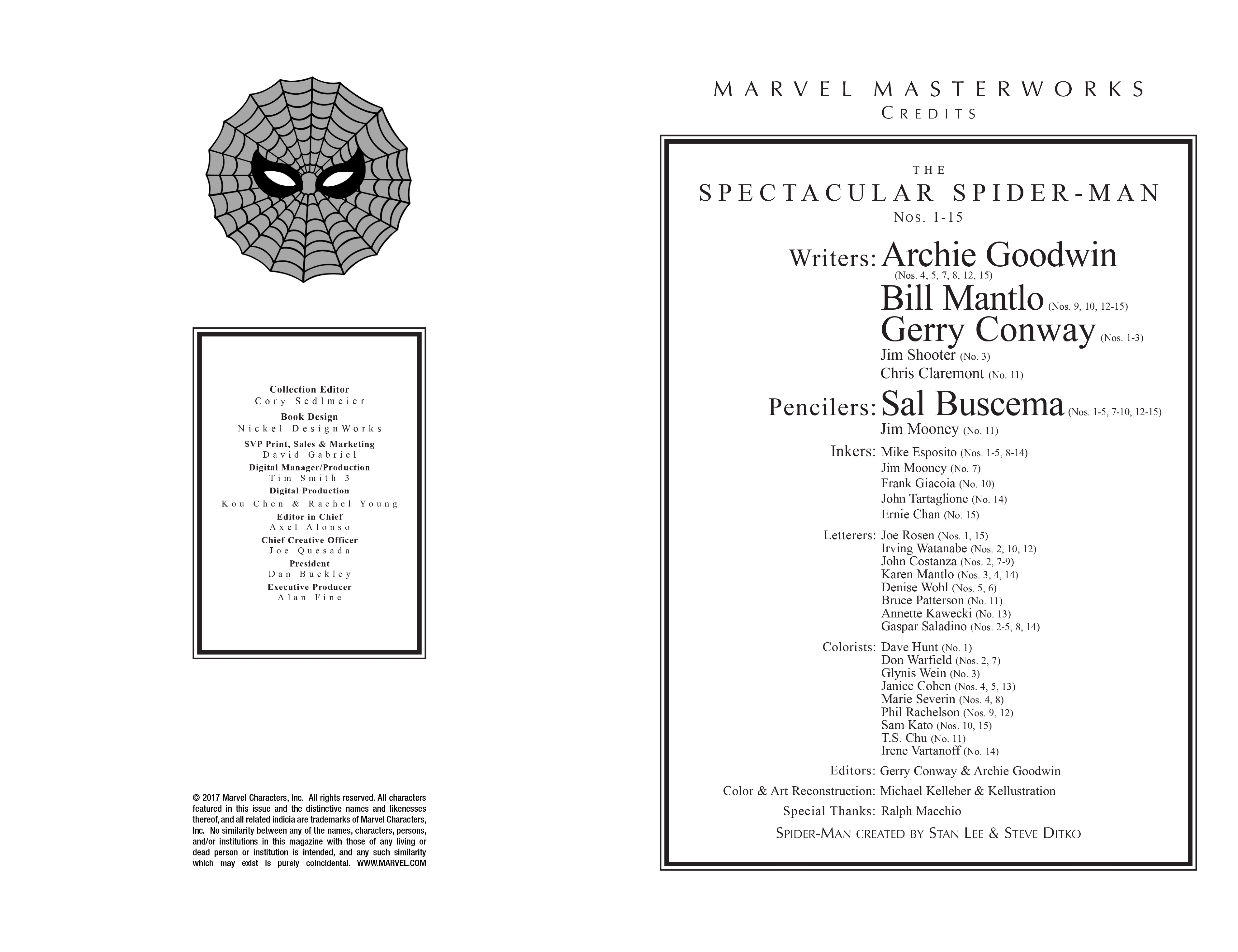Read online Marvel Masterworks: The Spectacular Spider-Man comic -  Issue # TPB (Part 1) - 3