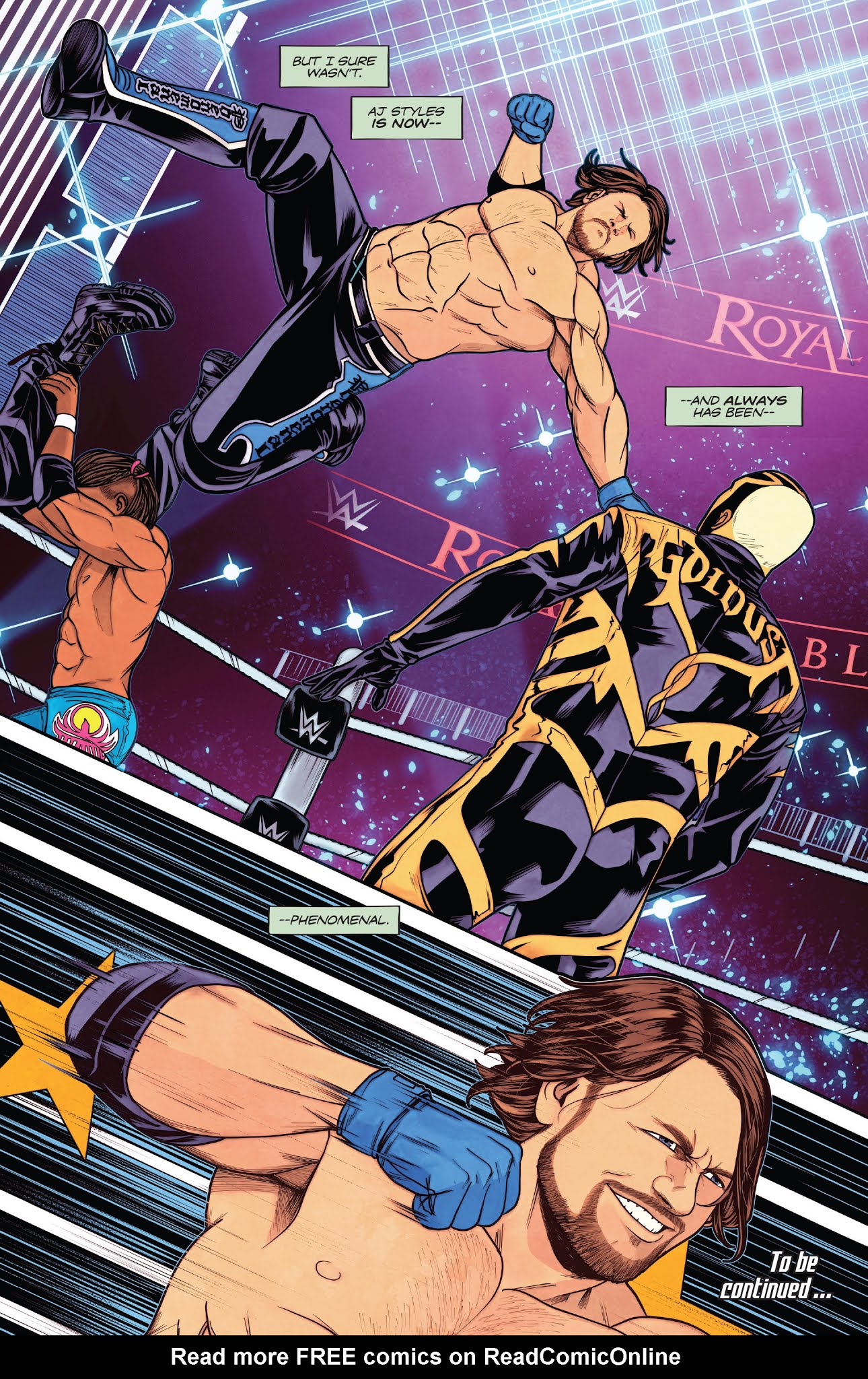 Read online WWE comic -  Issue #21 - 22