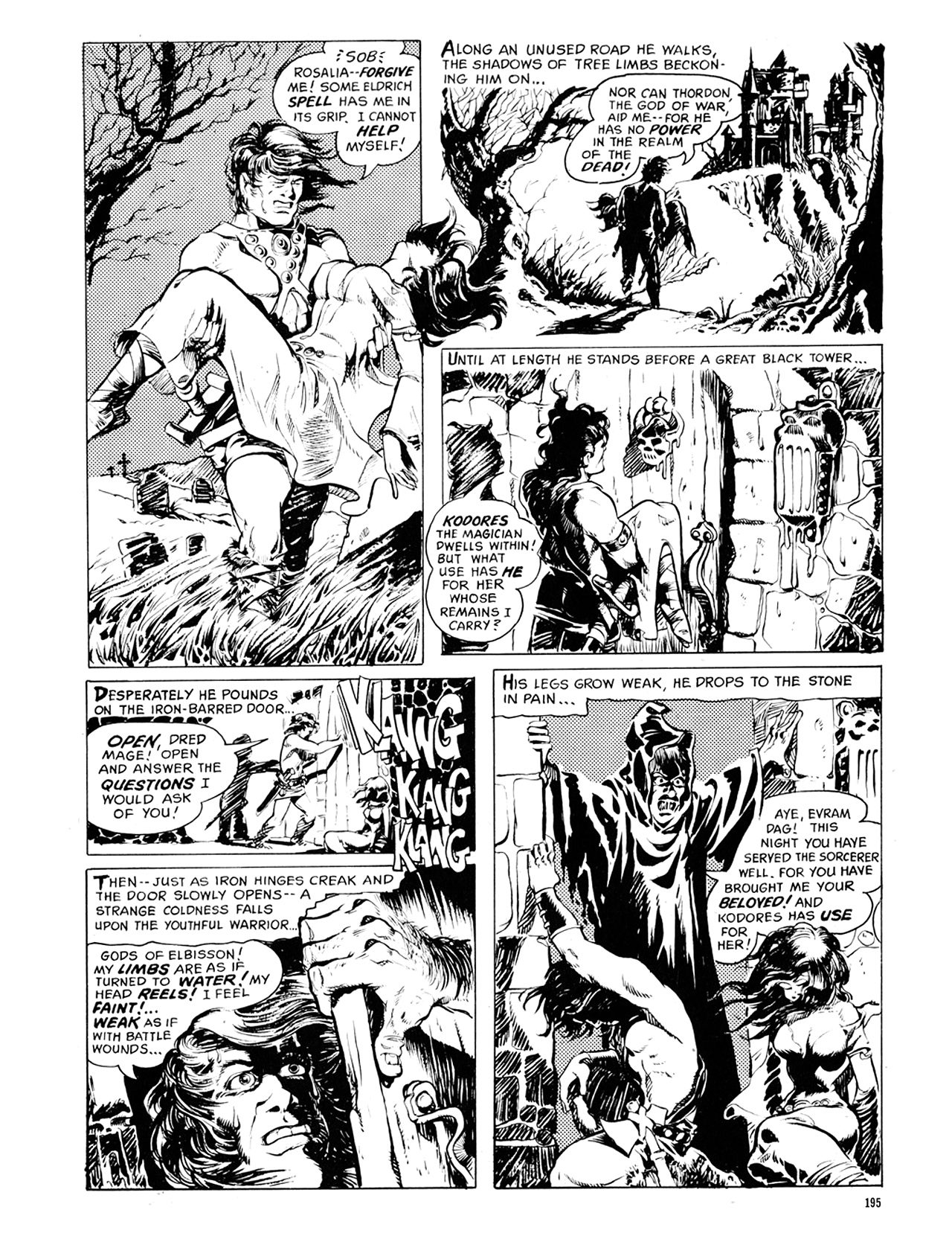 Read online Eerie Archives comic -  Issue # TPB 7 - 196