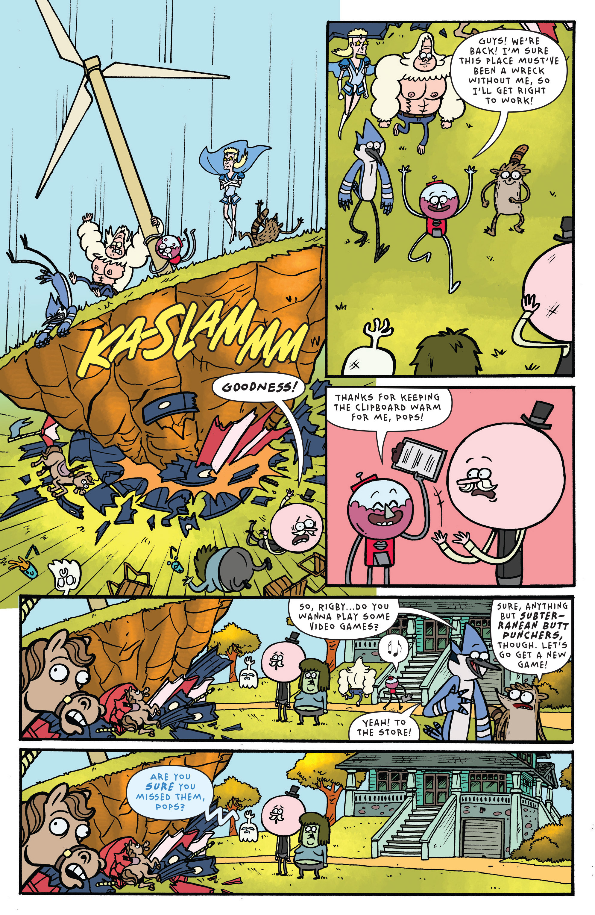 Read online Regular Show comic -  Issue #32 - 16