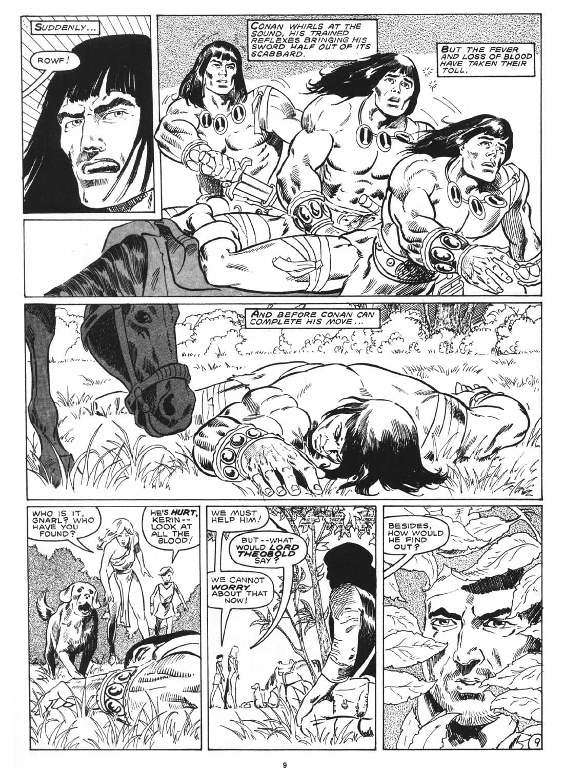 Read online The Savage Sword Of Conan comic -  Issue #171 - 11