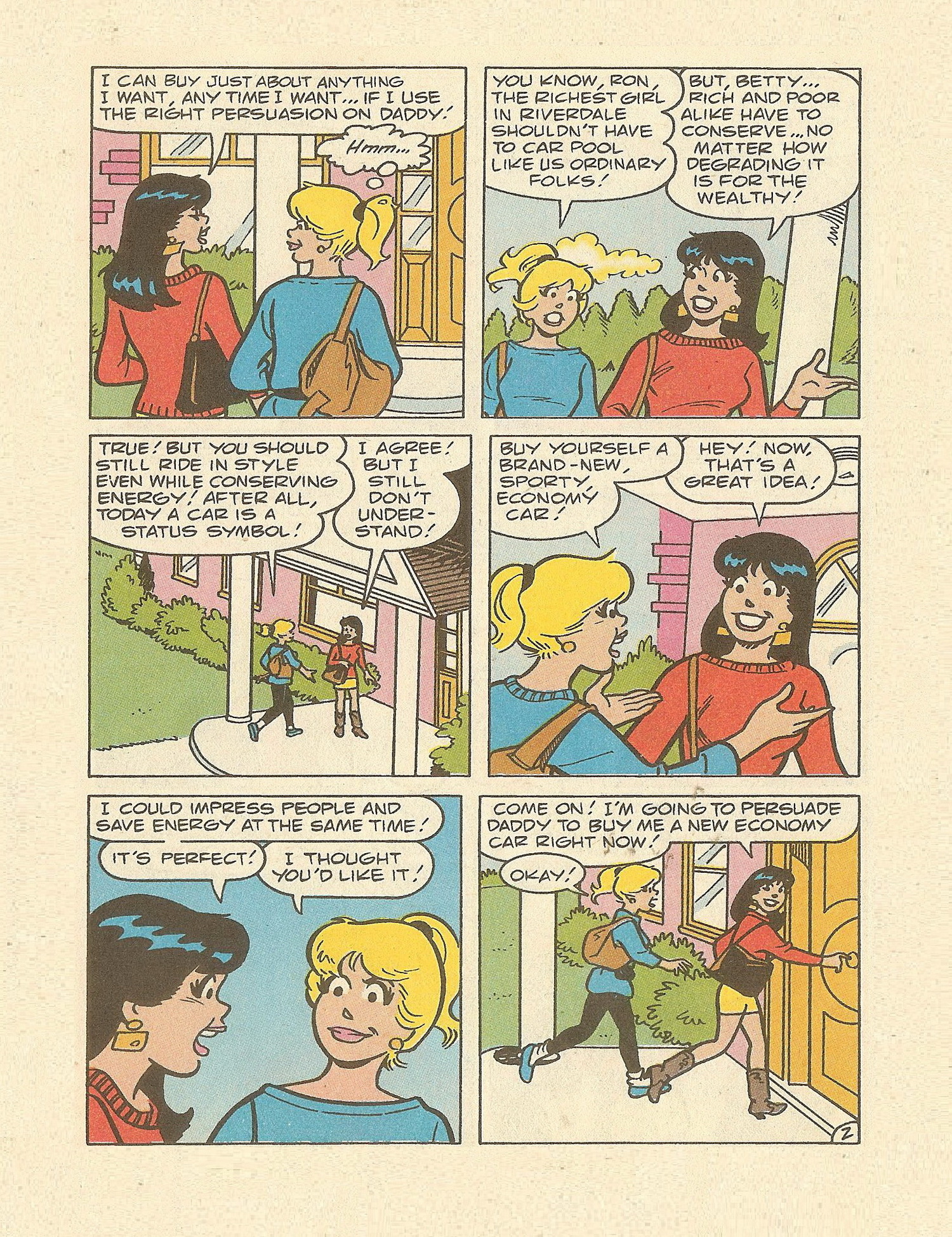 Read online Betty and Veronica Digest Magazine comic -  Issue #81 - 52