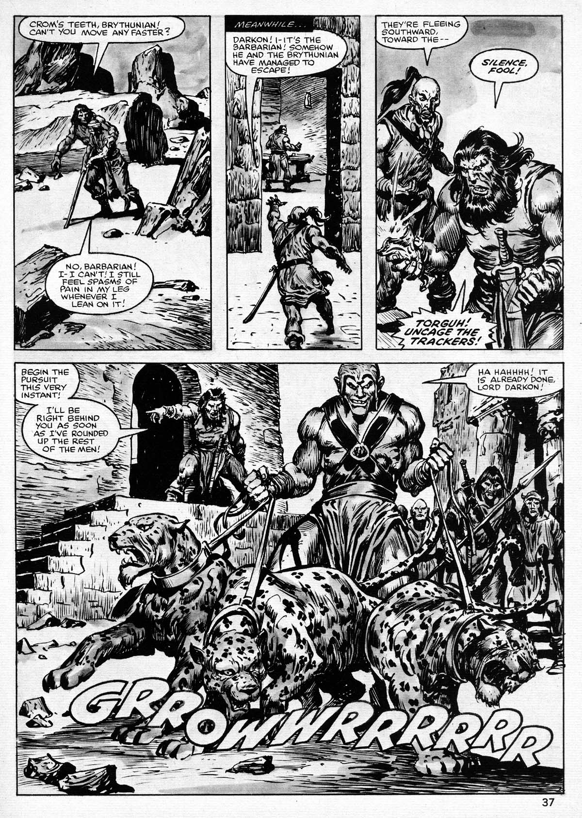Read online The Savage Sword Of Conan comic -  Issue #77 - 37