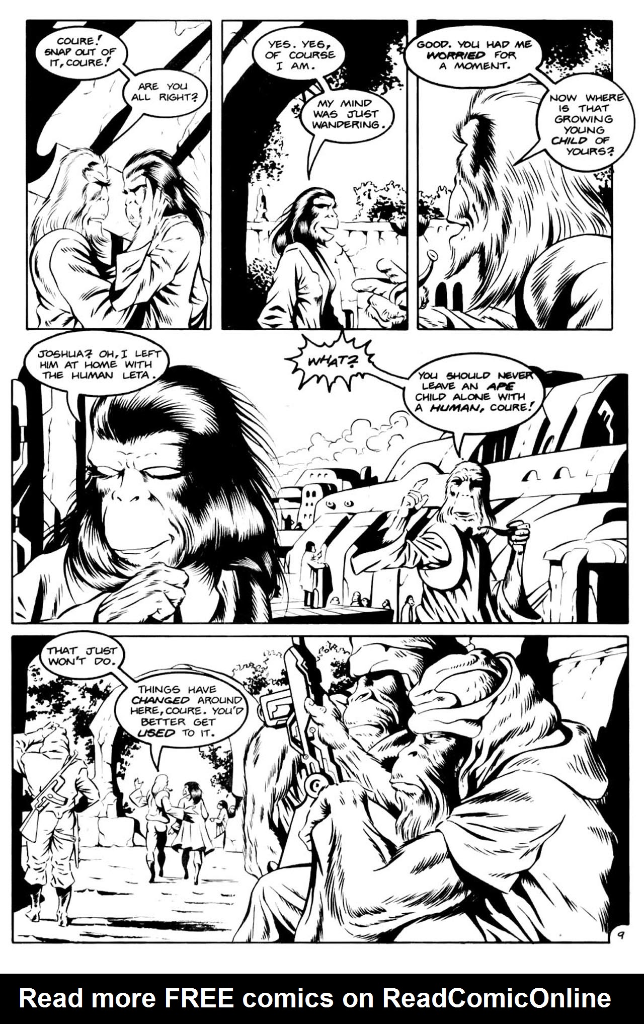 Read online Planet of the Apes (1990) comic -  Issue #11 - 11