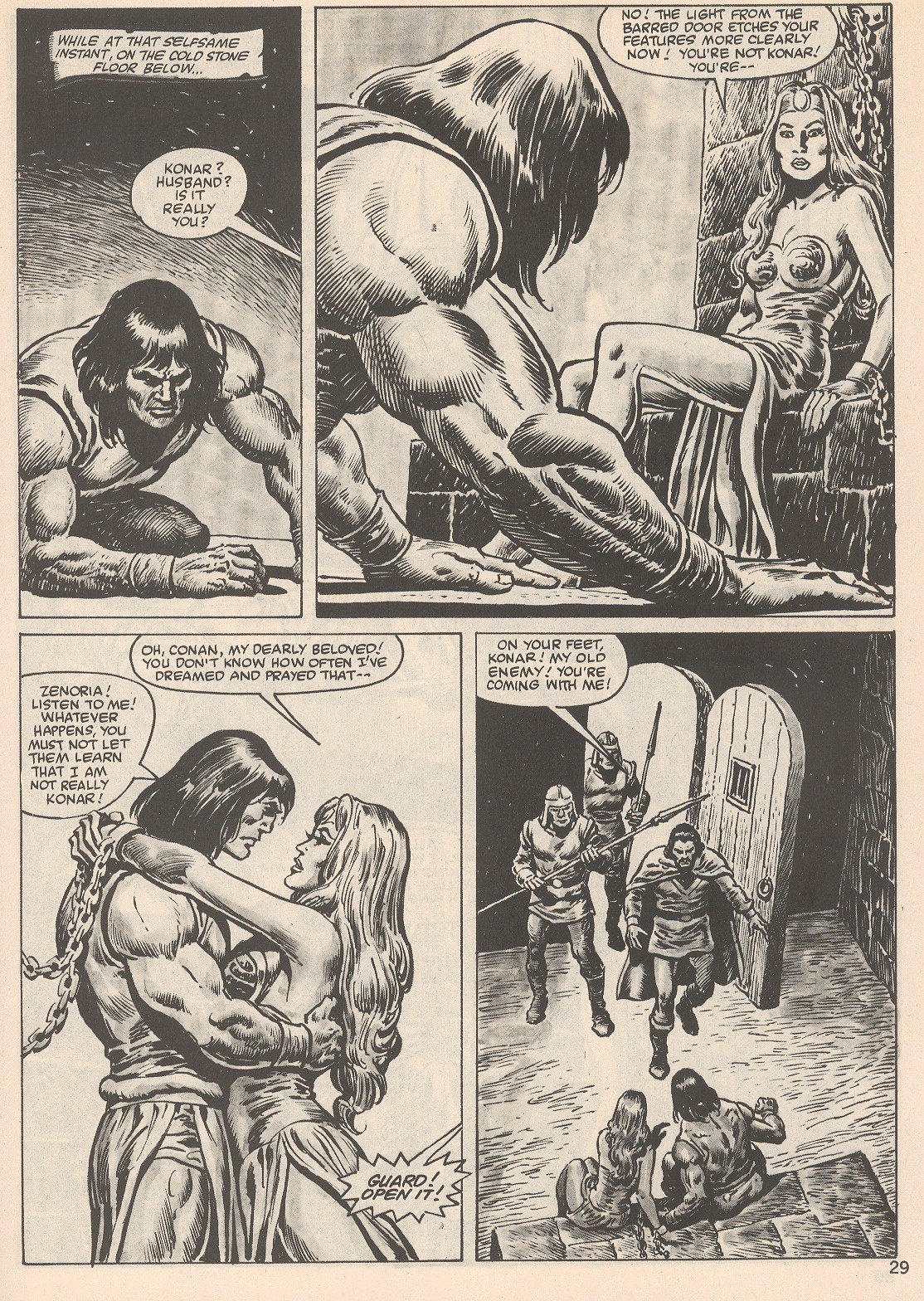 Read online The Savage Sword Of Conan comic -  Issue #104 - 29