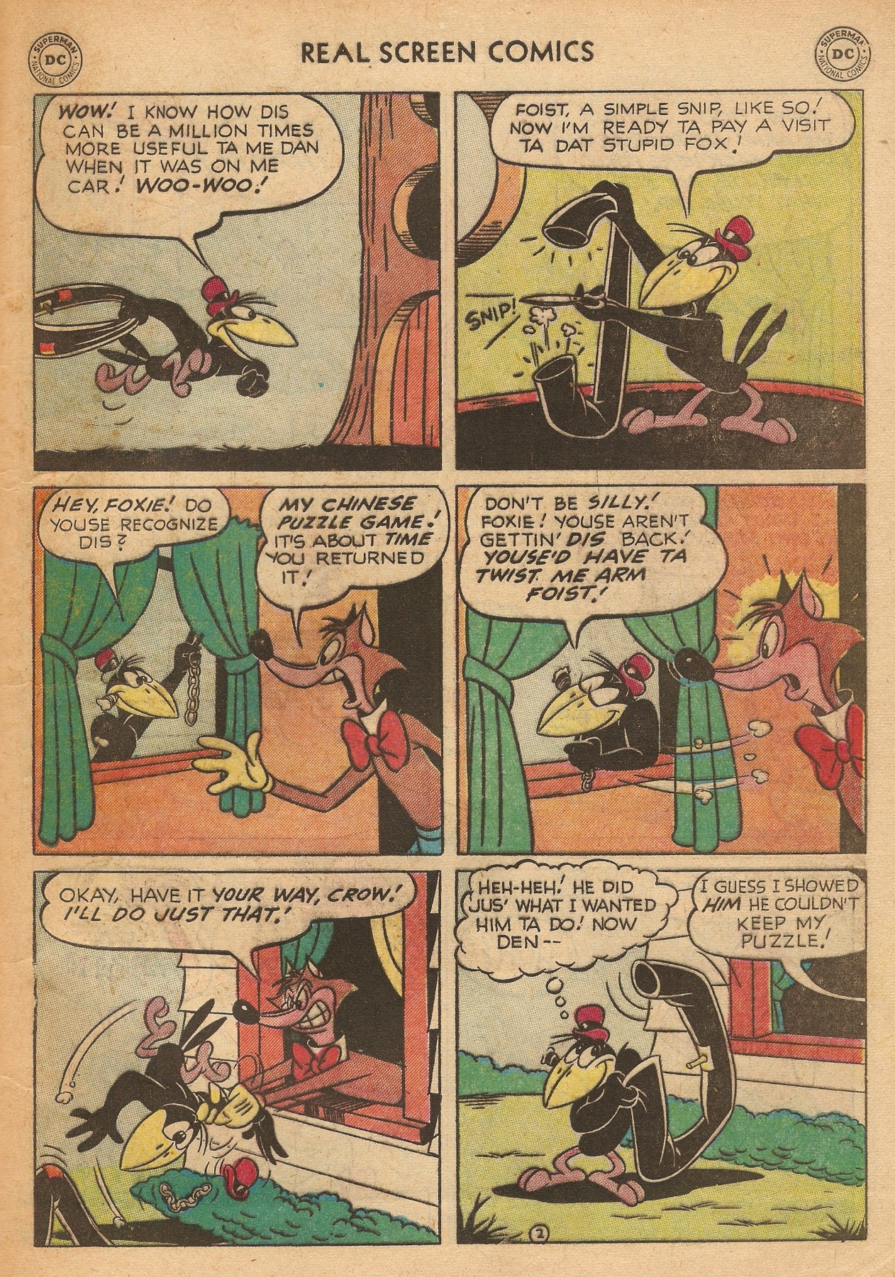 Read online Real Screen Comics comic -  Issue #39 - 43