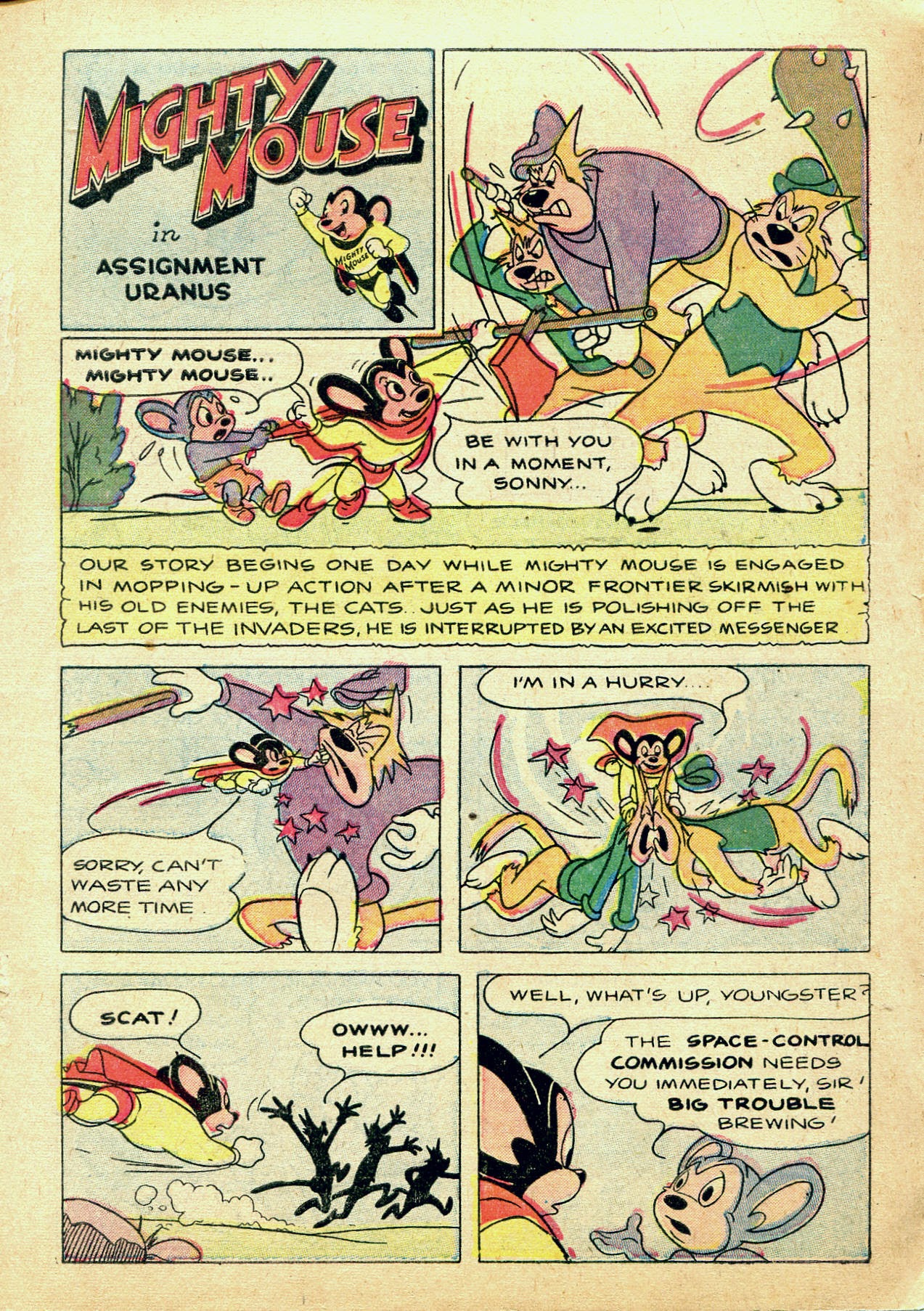 Read online Paul Terry's Mighty Mouse Comics comic -  Issue #44 - 3
