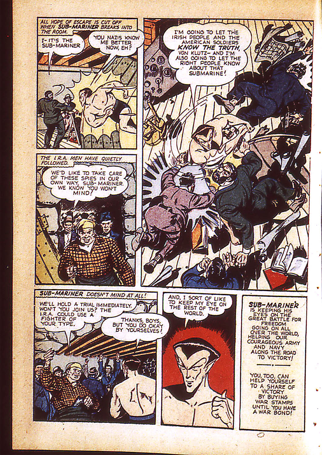 Read online Sub-Mariner Comics comic -  Issue #9 - 41