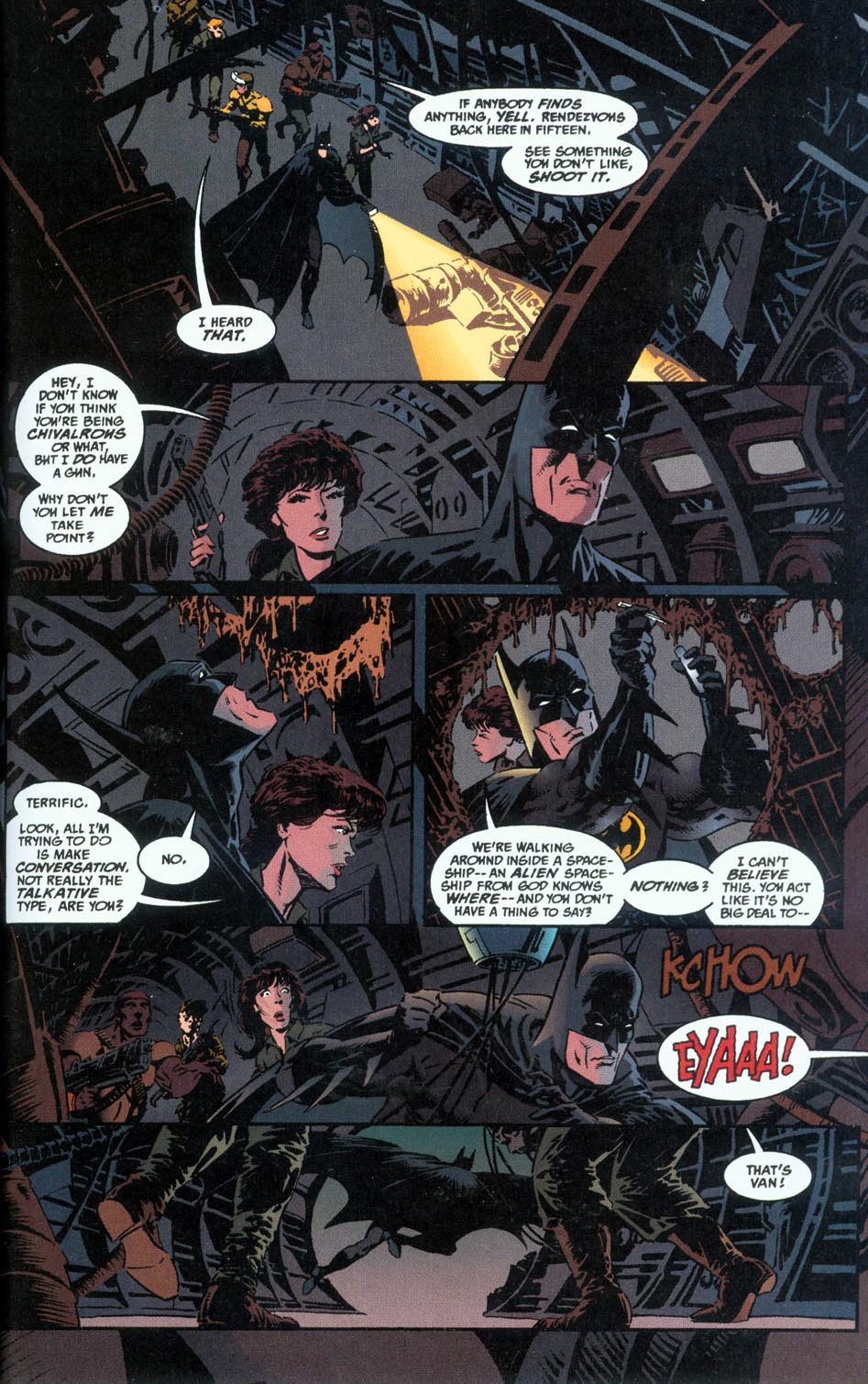 Read online Batman/Aliens comic -  Issue #1 - 19