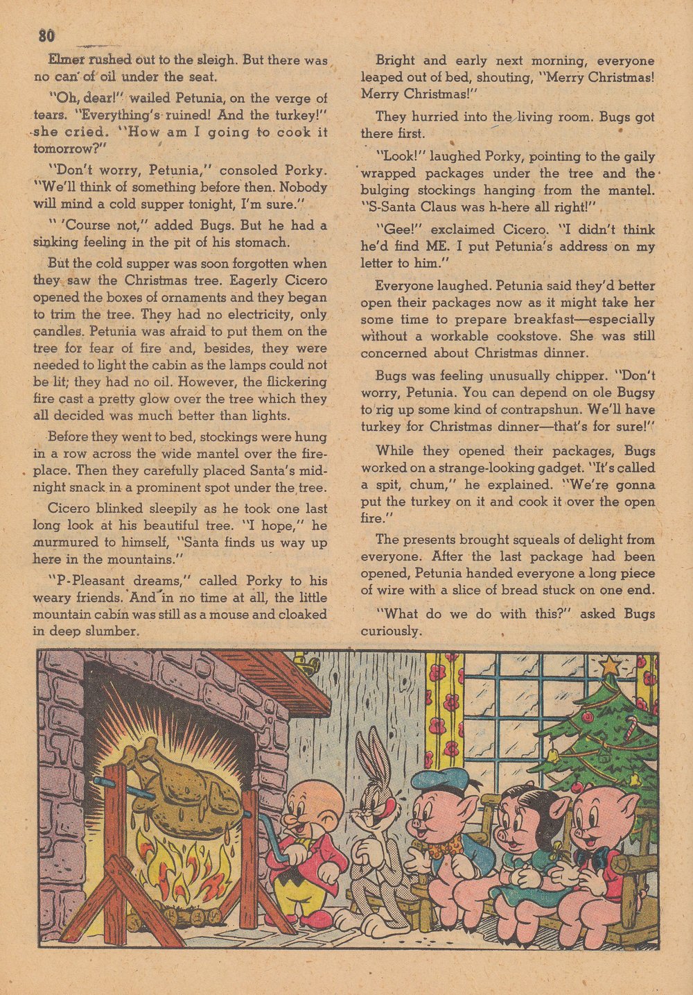 Read online Bugs Bunny's Christmas Funnies comic -  Issue # TPB 2 - 82