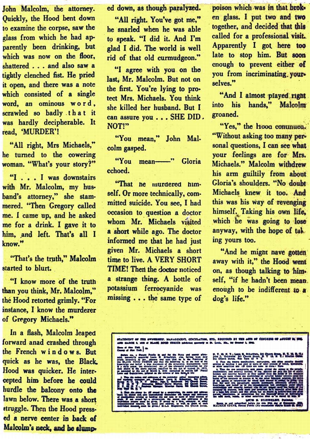 Read online Black Hood Comics comic -  Issue #14 - 33