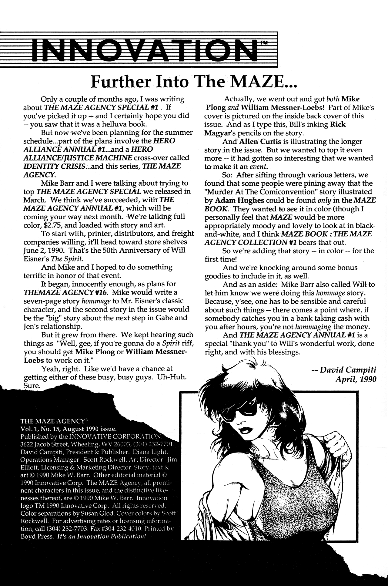 Read online Maze Agency (1989) comic -  Issue #15 - 2