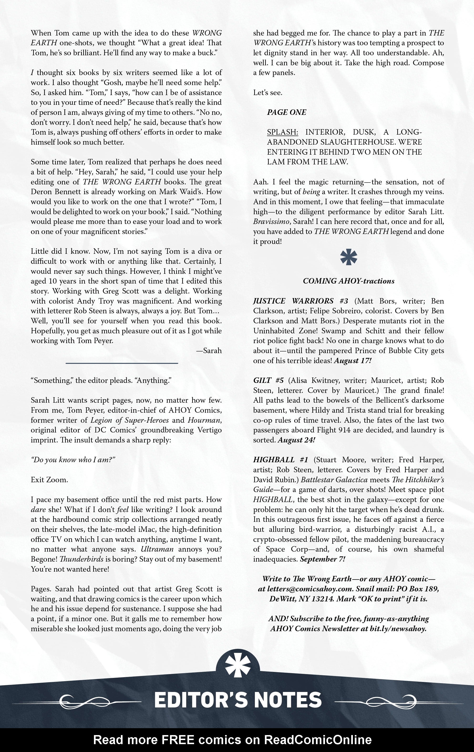 Read online The Wrong Earth: Meat comic -  Issue # Full - 28