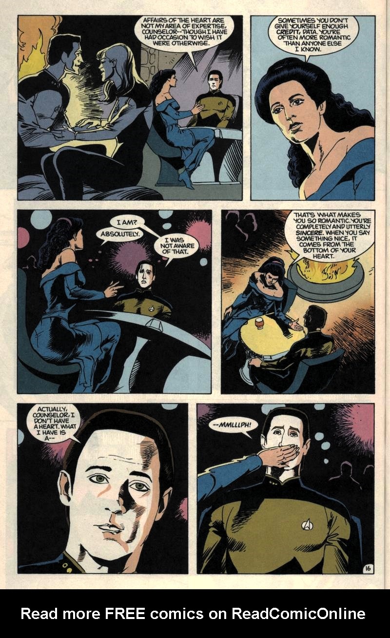 Read online Star Trek: The Next Generation (1989) comic -  Issue #14 - 17