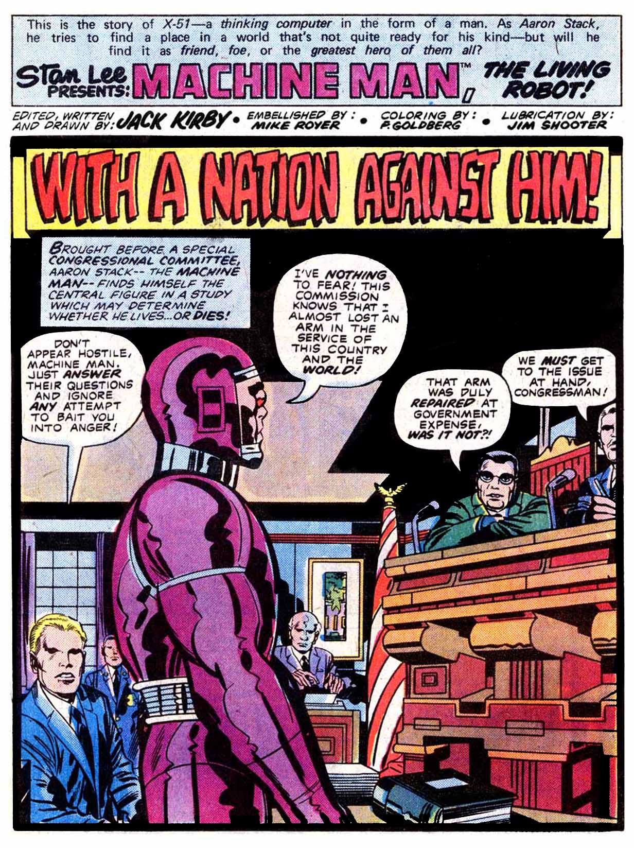 Read online Machine Man (1978) comic -  Issue #7 - 2