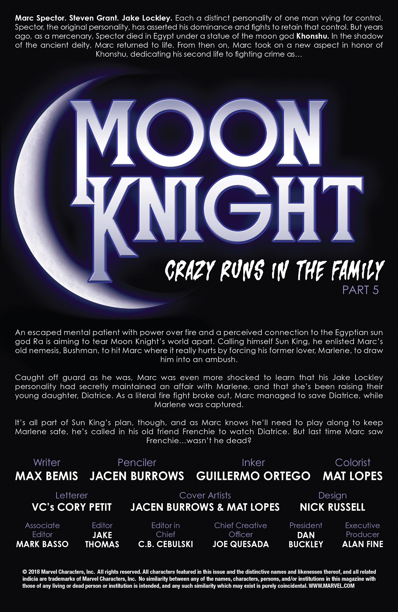 Read online Moon Knight (2016) comic -  Issue #192 - 2