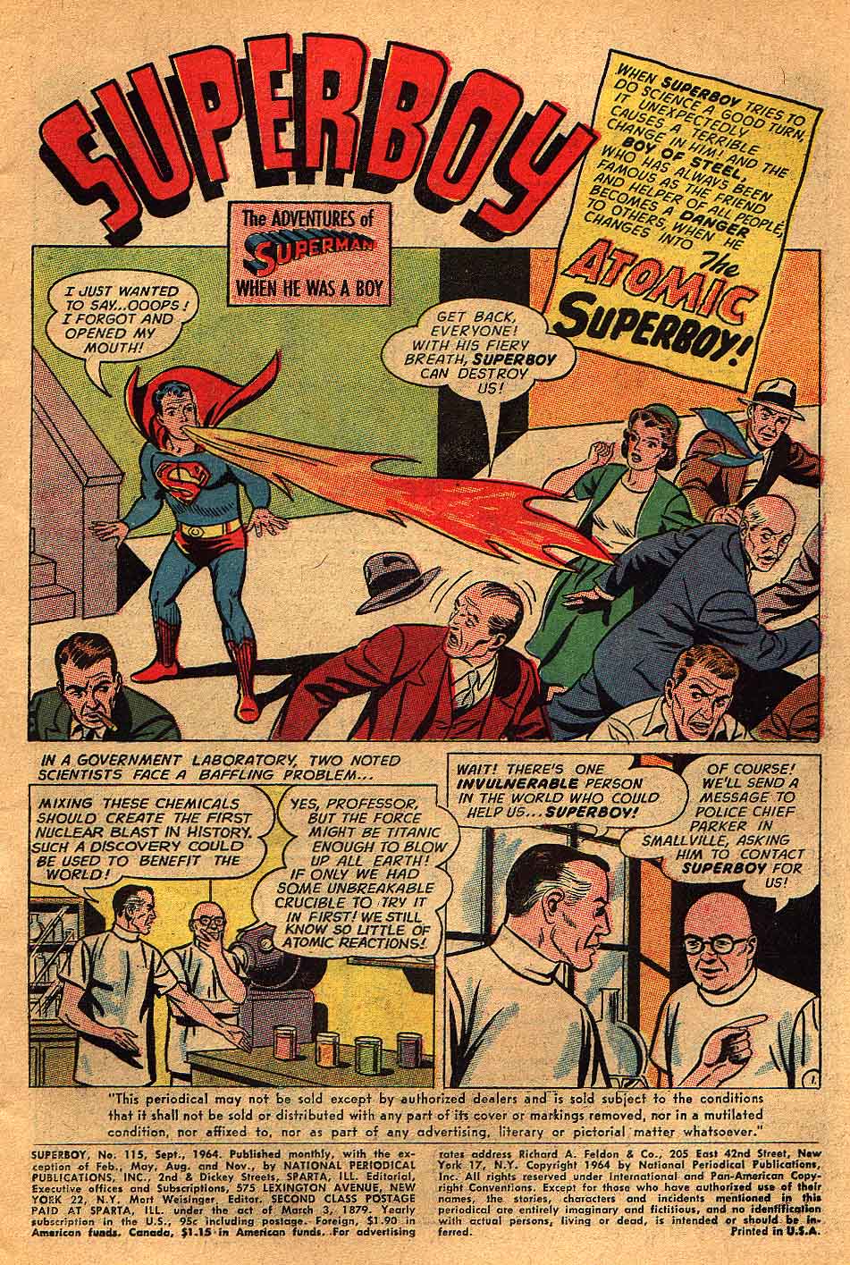 Superboy (1949) 115 Page 1