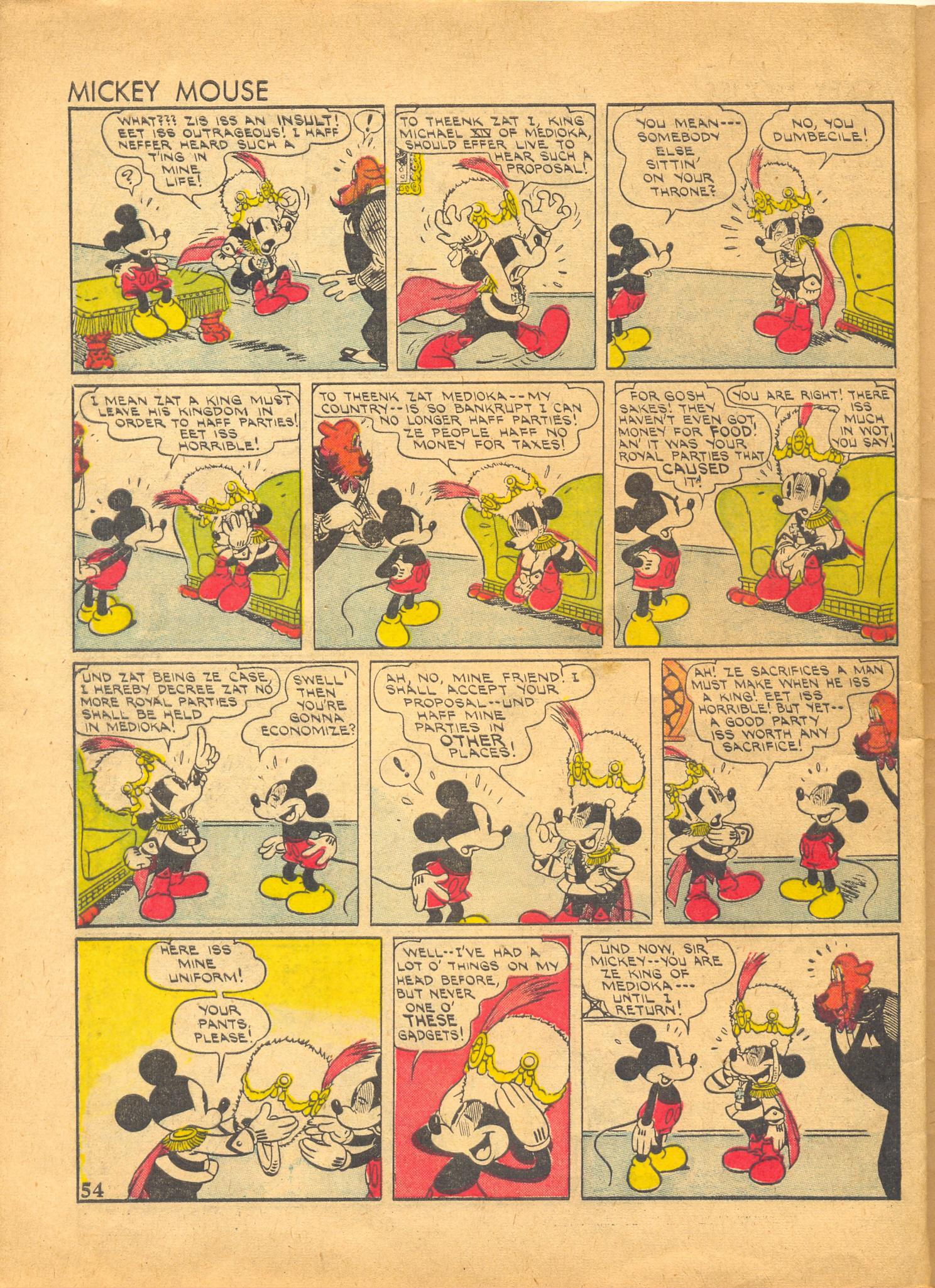 Read online Walt Disney's Comics and Stories comic -  Issue #6 - 56