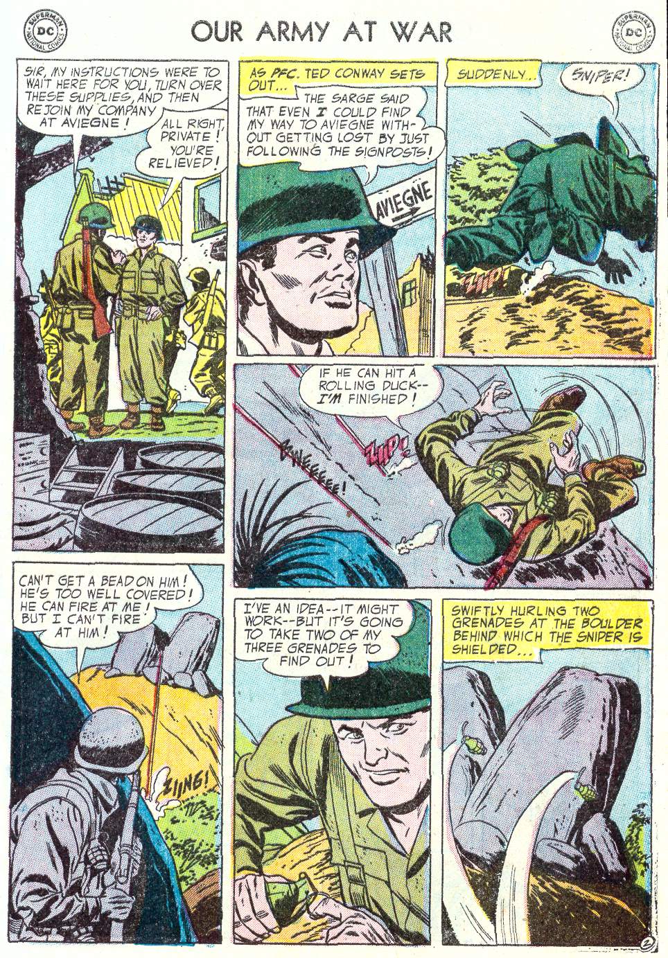 Read online Our Army at War (1952) comic -  Issue #34 - 30