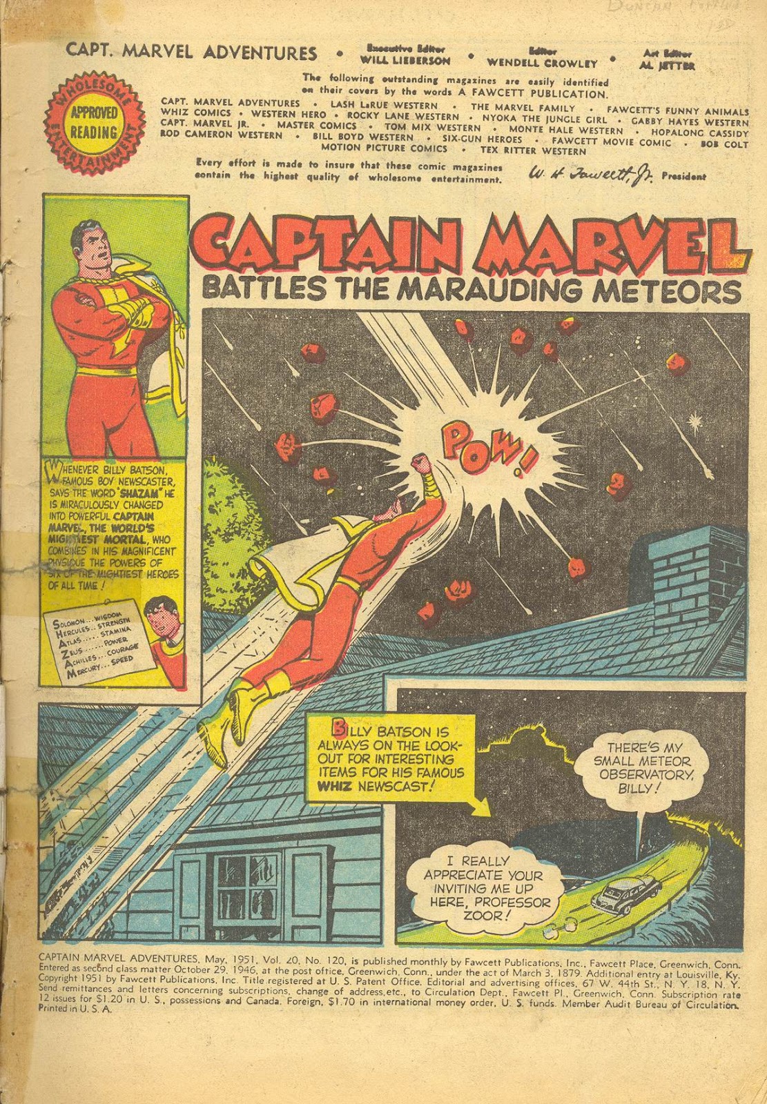 Captain Marvel Adventures issue 120 - Page 3