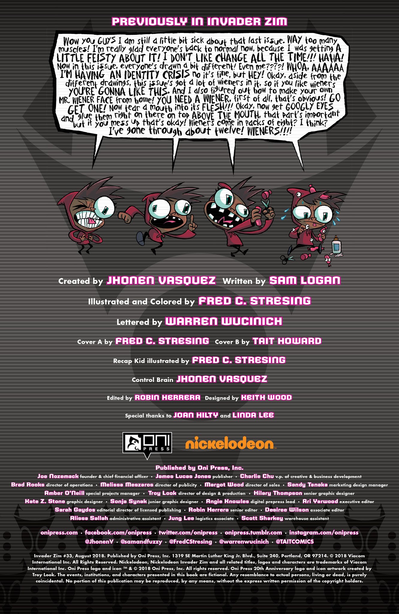 Read online Invader Zim comic -  Issue #33 - 2