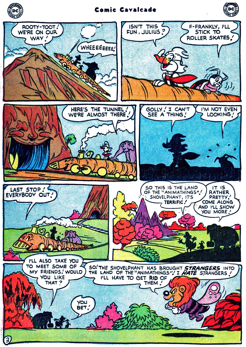 Read online Comic Cavalcade comic -  Issue #63 - 62