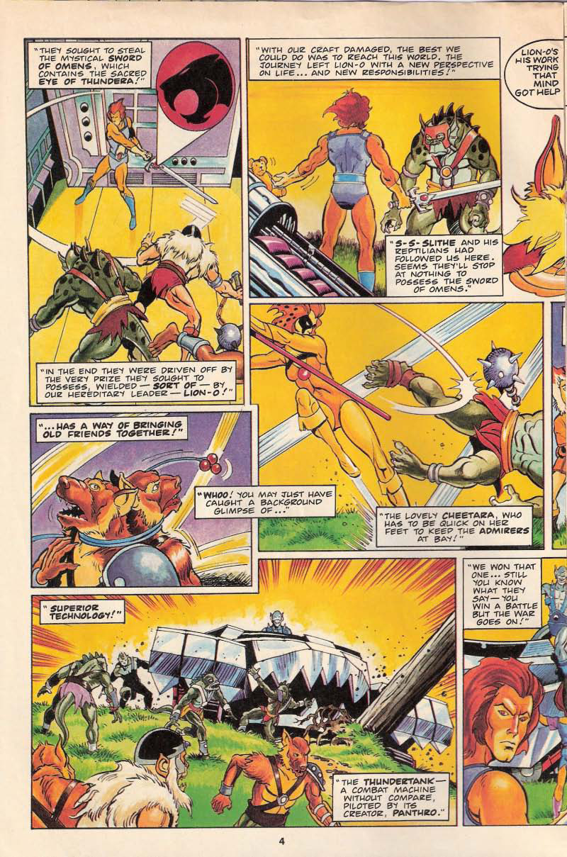 Read online ThunderCats (1987) comic -  Issue #1 - 4