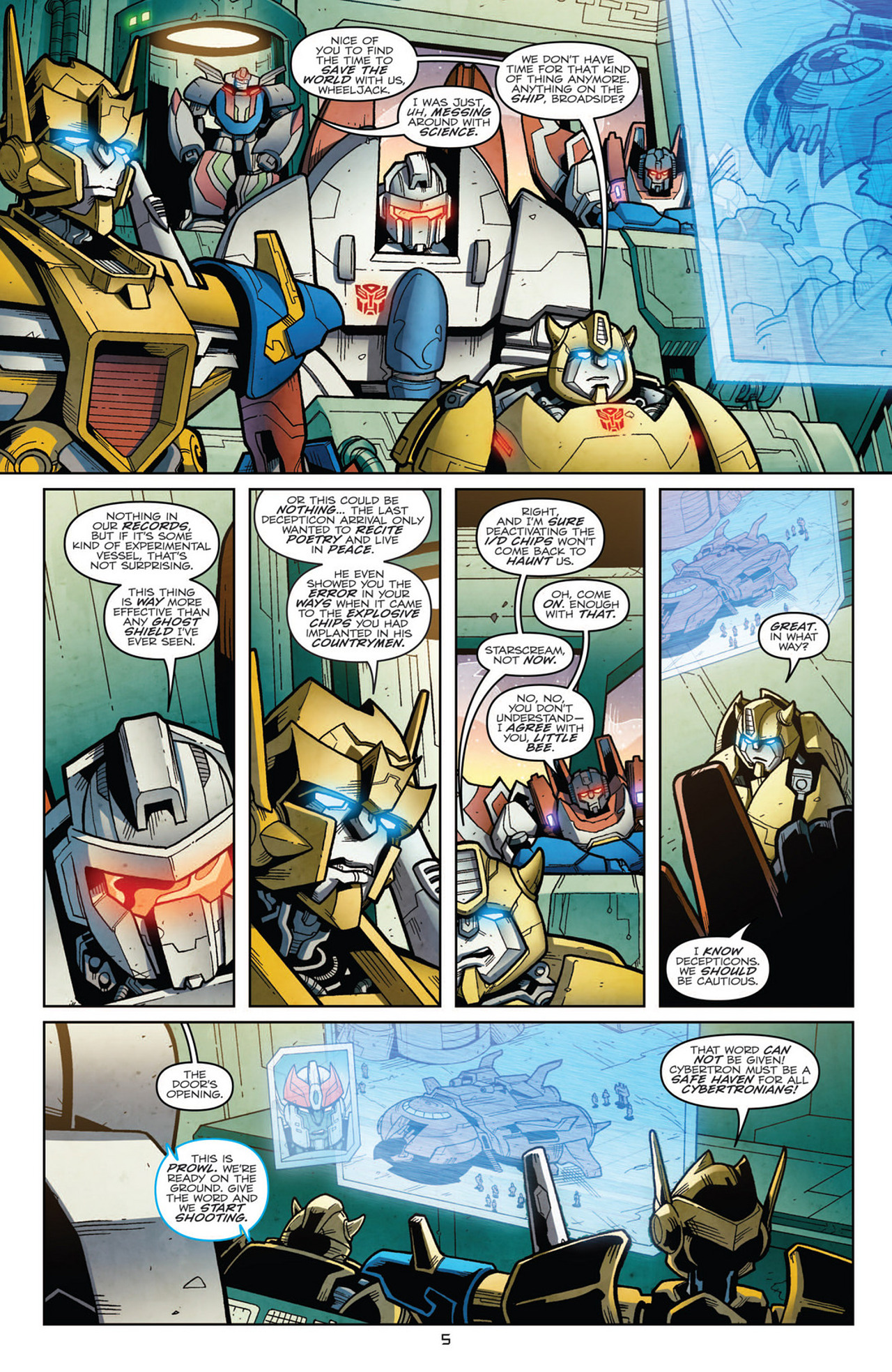 Read online Transformers: Robots In Disguise (2012) comic -  Issue #7 - 7