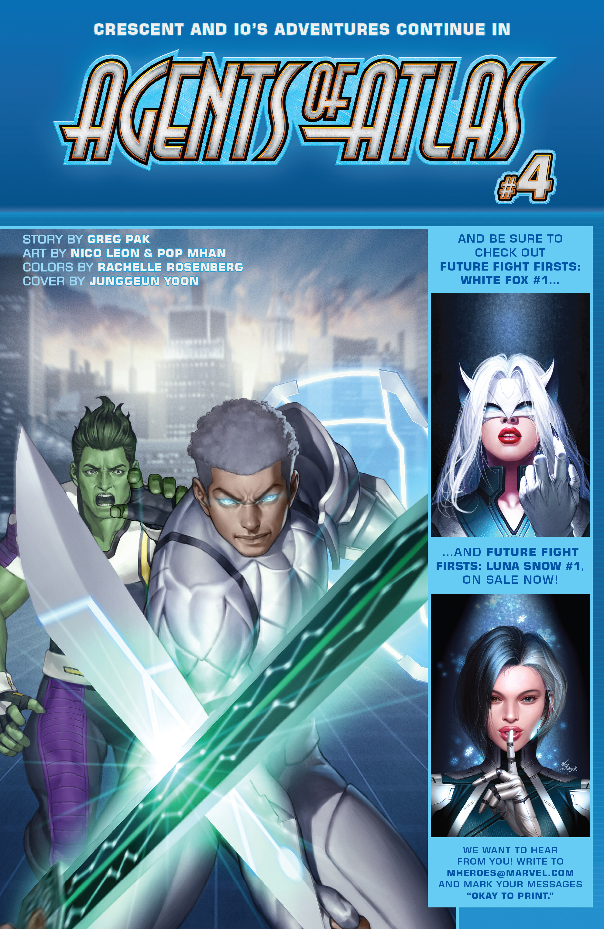 Read online Future Fight Firsts: Luna Snow comic -  Issue #Future Fight Firsts Crescent and Io - 35