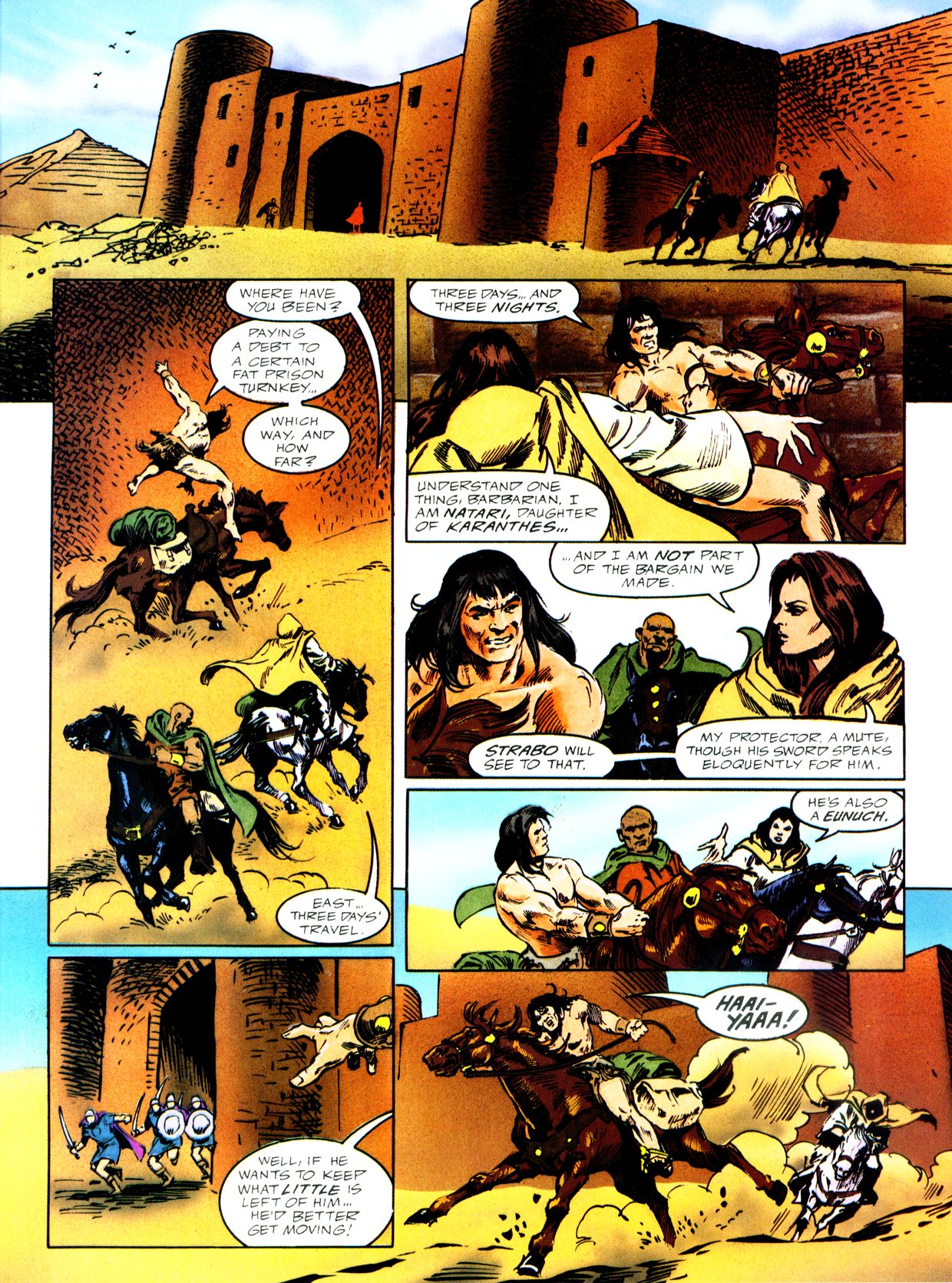 Read online Marvel Graphic Novel comic -  Issue #59 - Conan - The Horn of Azoth - 16