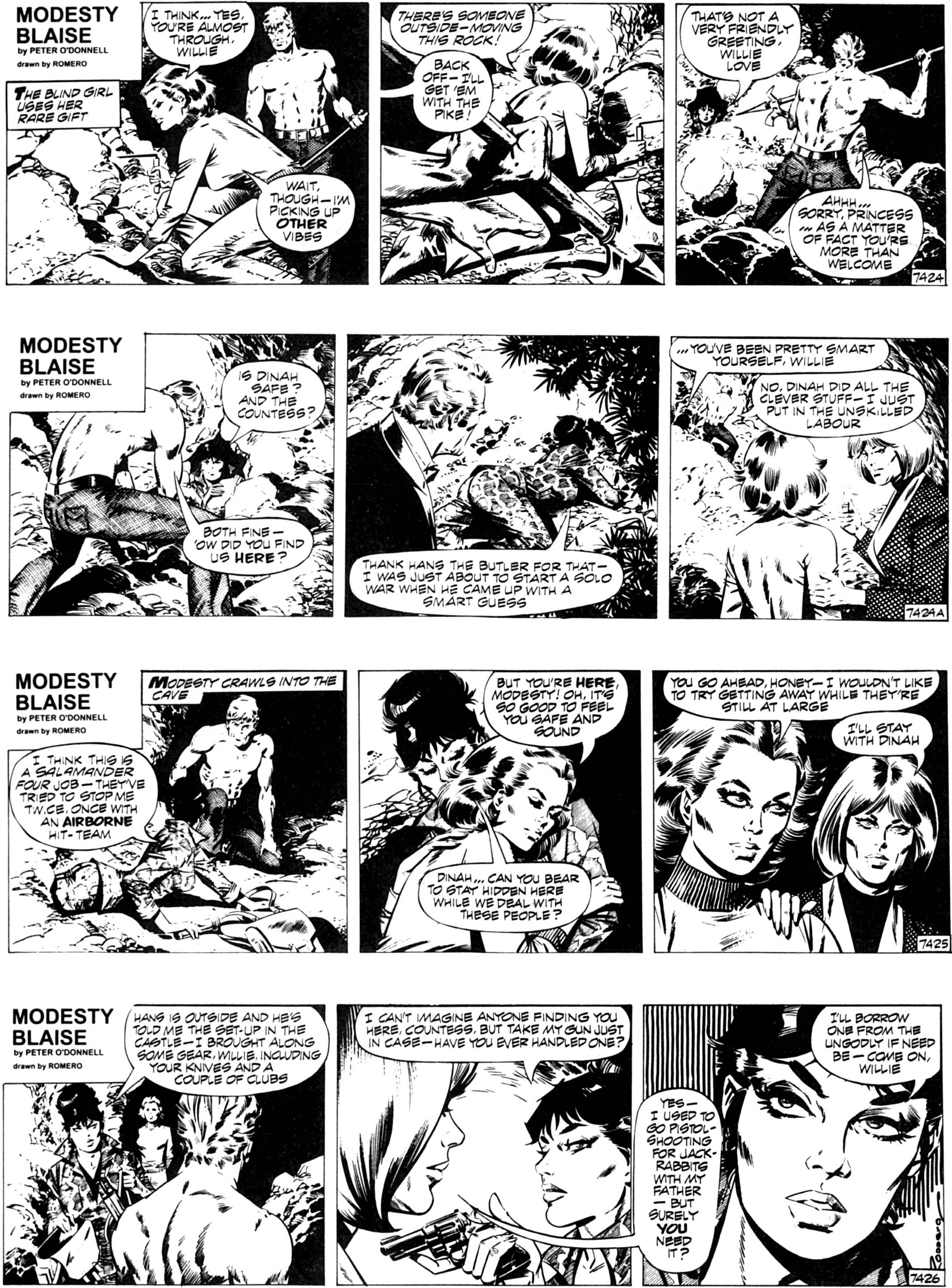 Read online Modesty Blaise: Lady in the Dark comic -  Issue # Full - 27