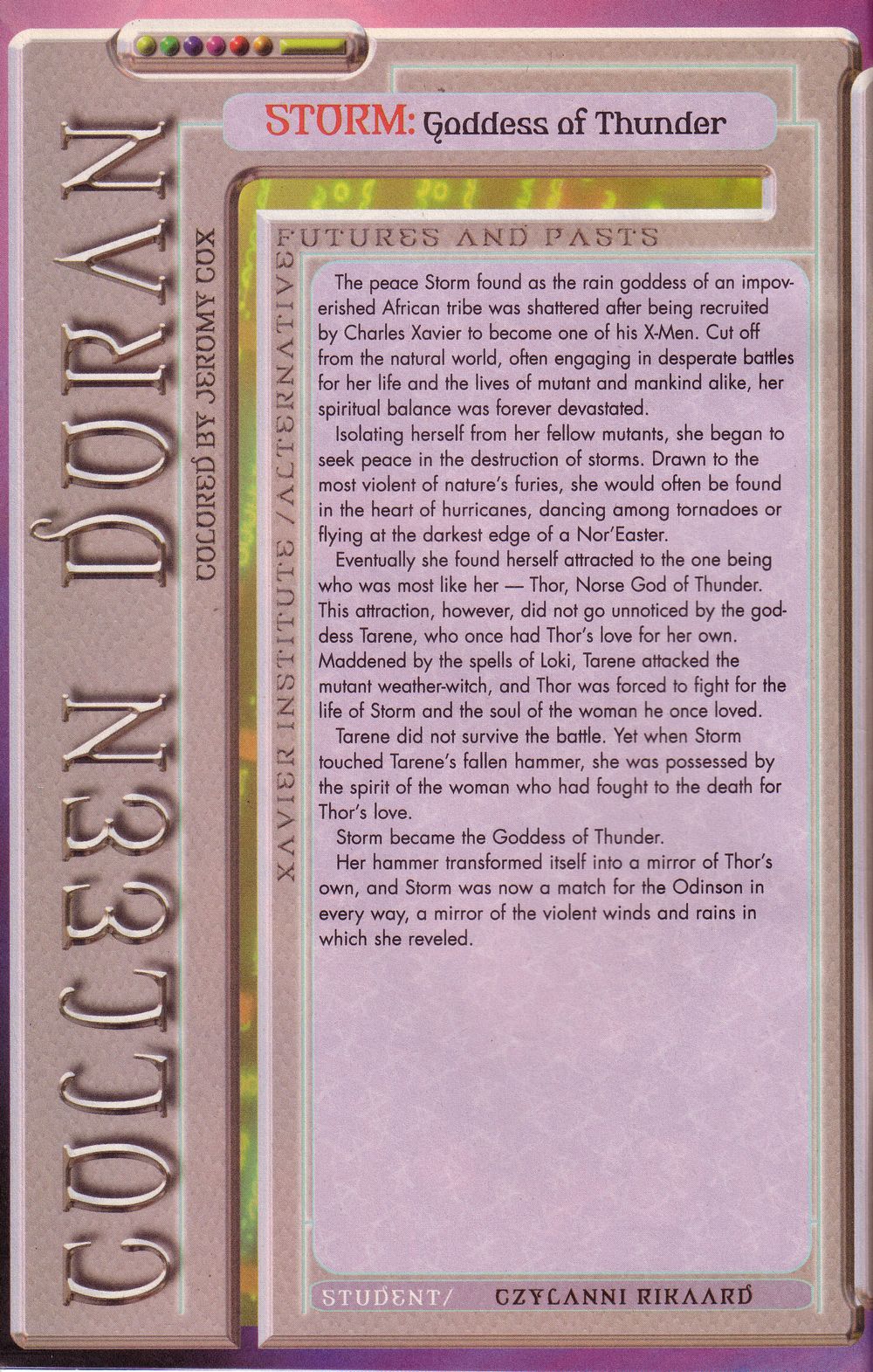 Read online X-Men: Millennial Visions comic -  Issue #2 - 10