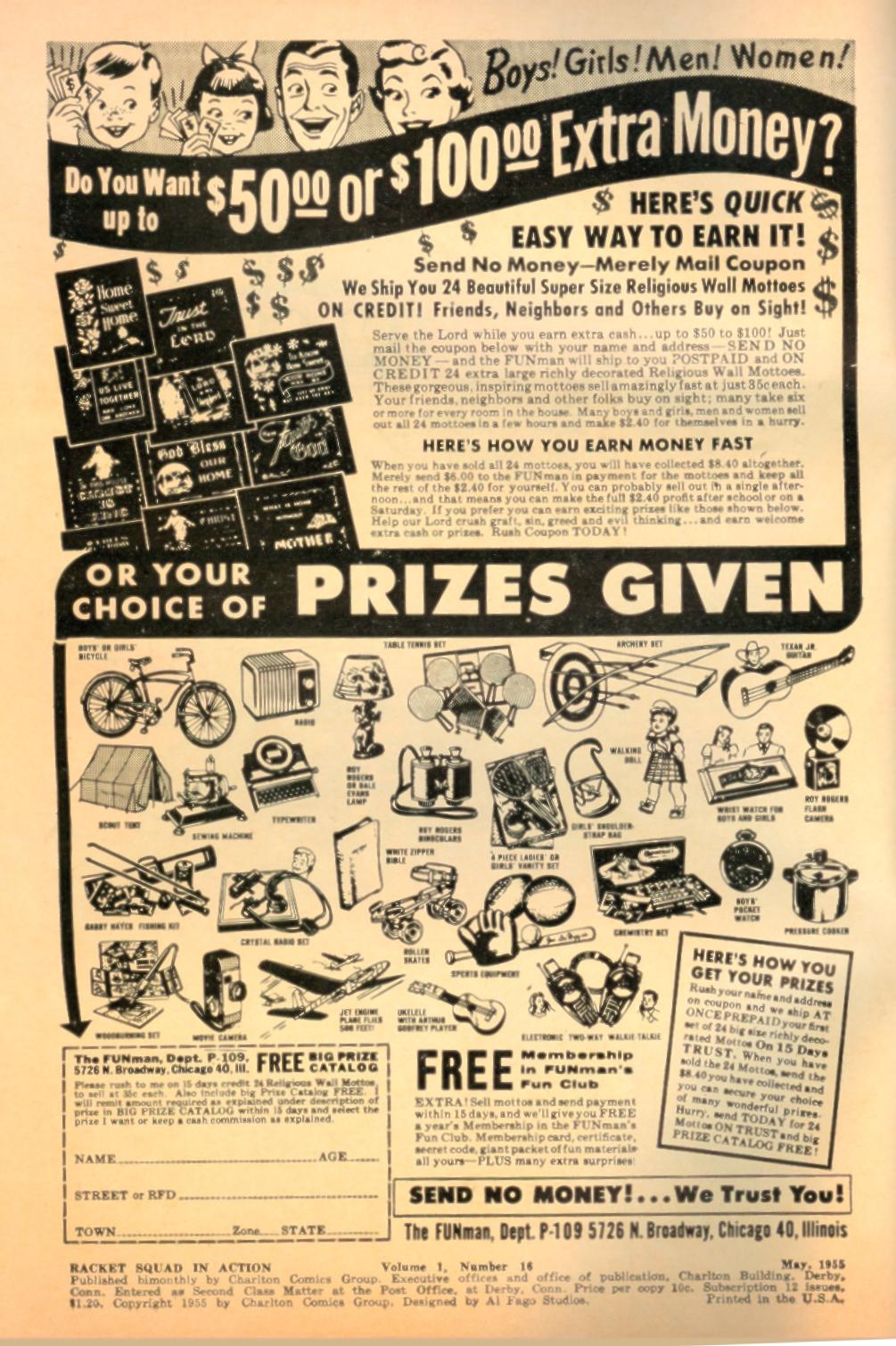 Read online Racket Squad in Action comic -  Issue #16 - 2