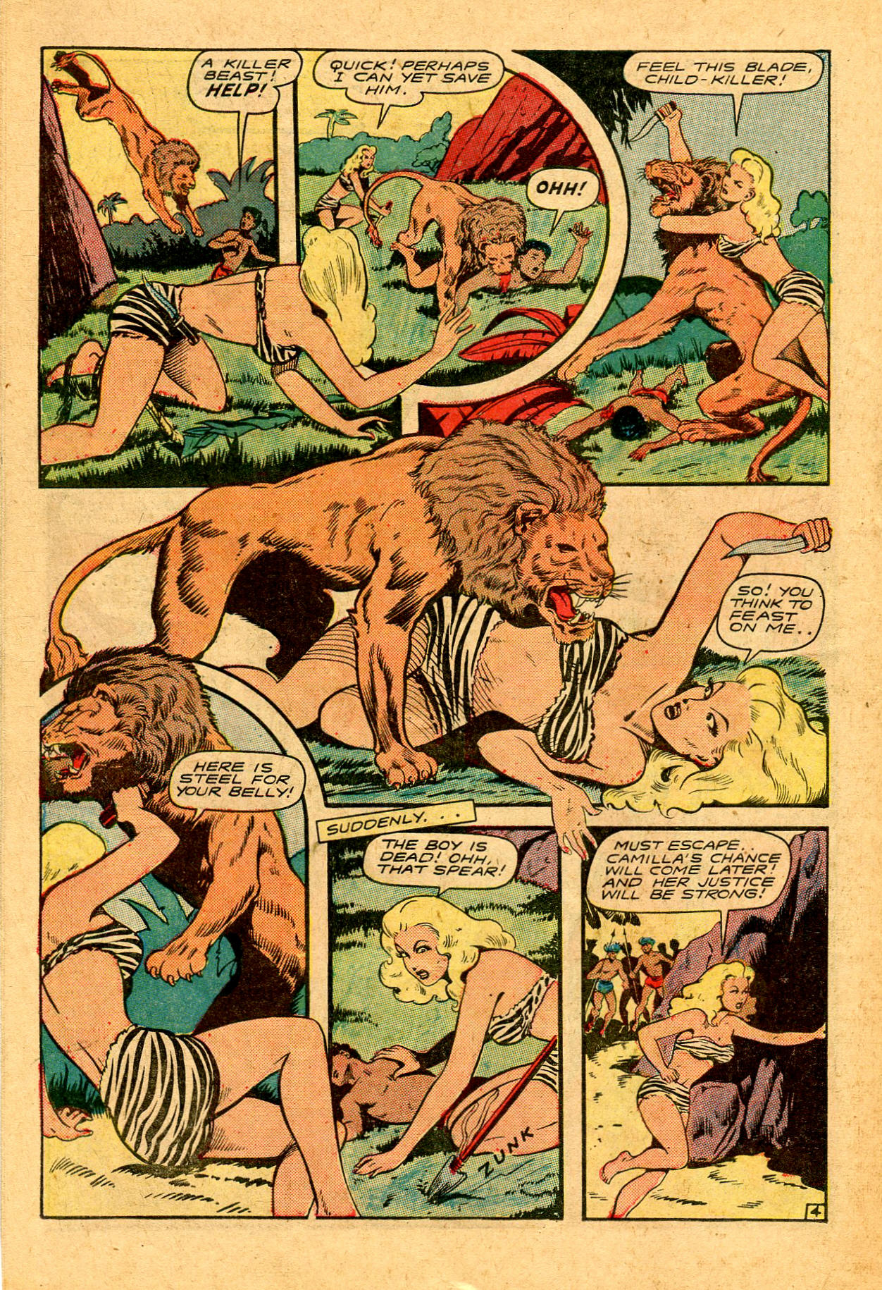 Read online Jungle Comics comic -  Issue #69 - 32