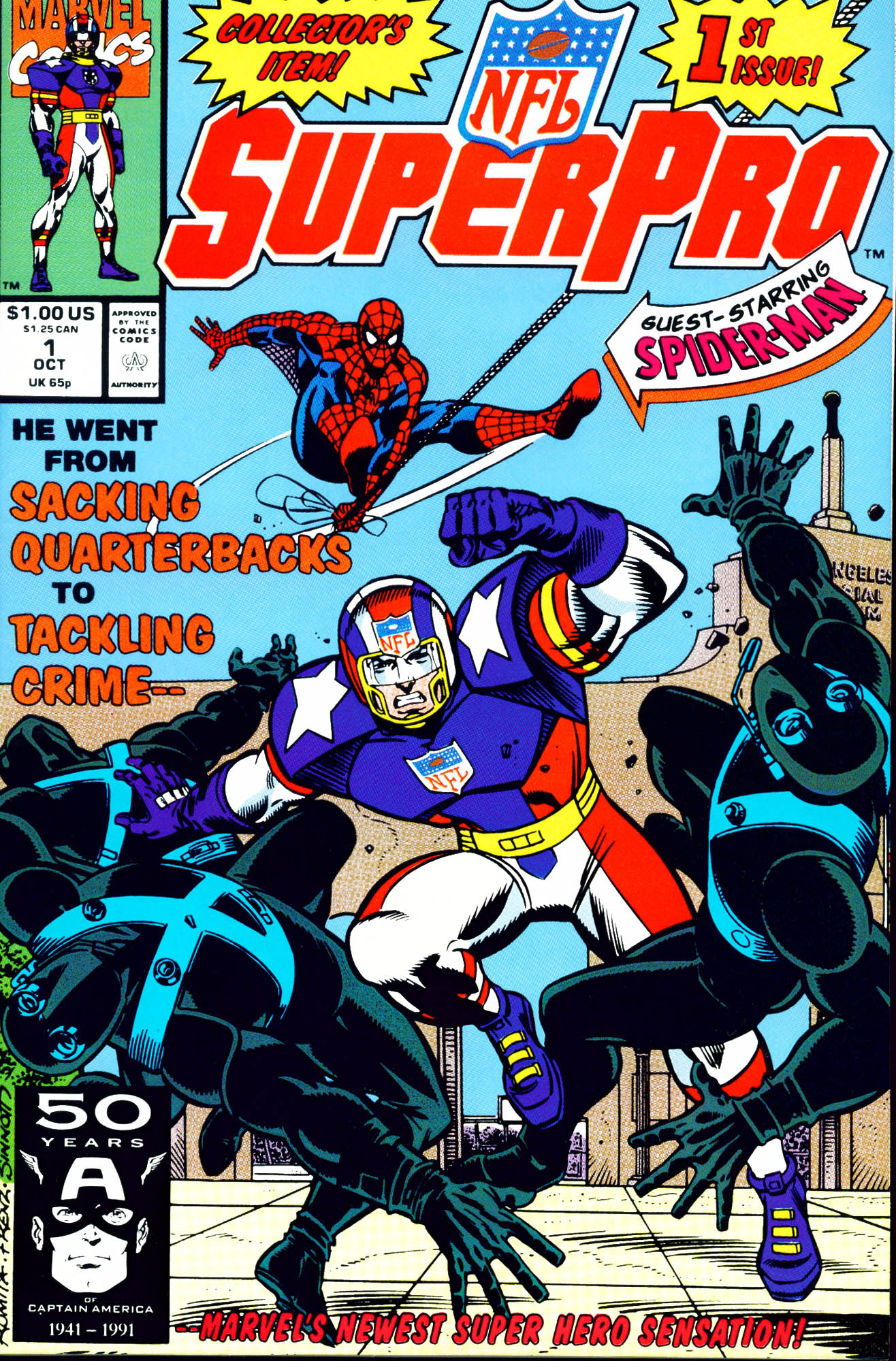 Read online NFL SuperPro comic -  Issue #1 - 1