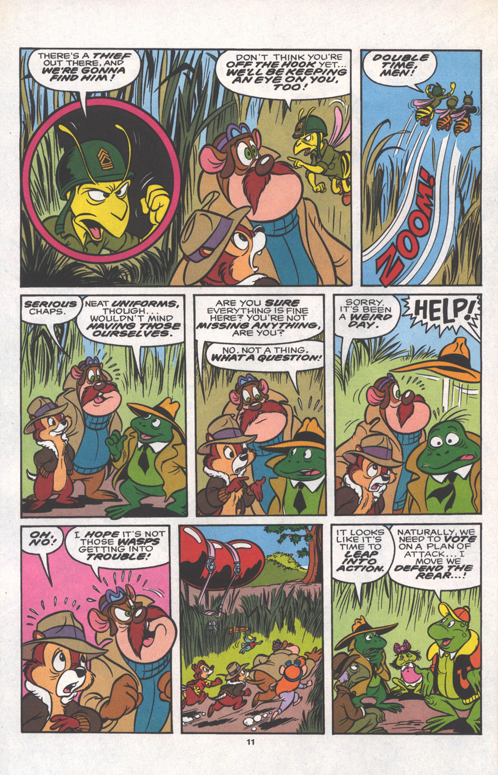 Read online Disney's Chip 'N Dale Rescue Rangers comic -  Issue #15 - 16