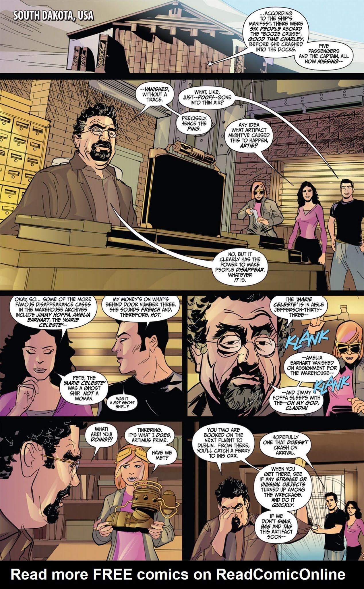 Read online Warehouse 13 comic -  Issue #2 - 5