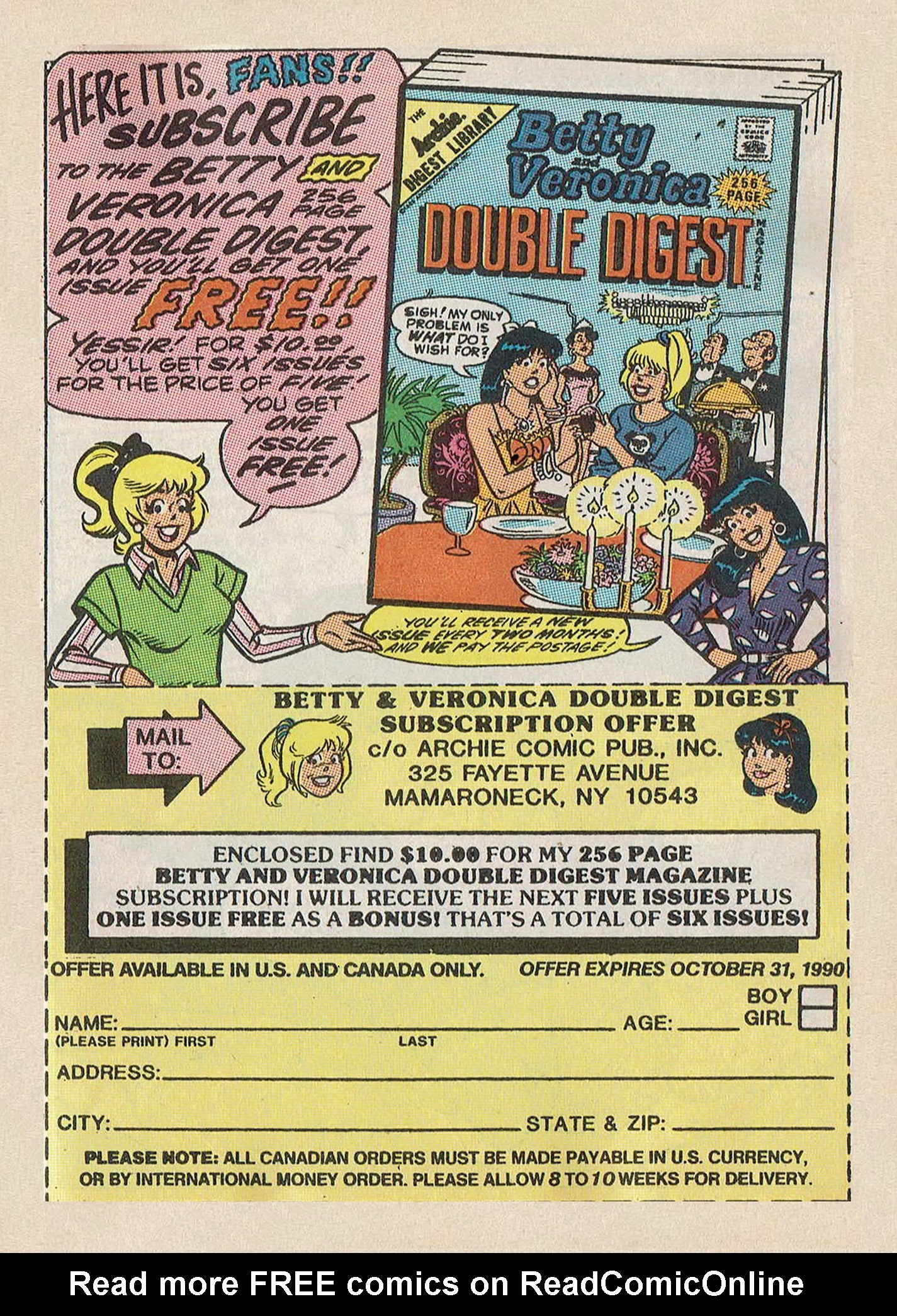 Read online Jughead Jones Comics Digest comic -  Issue #63 - 81