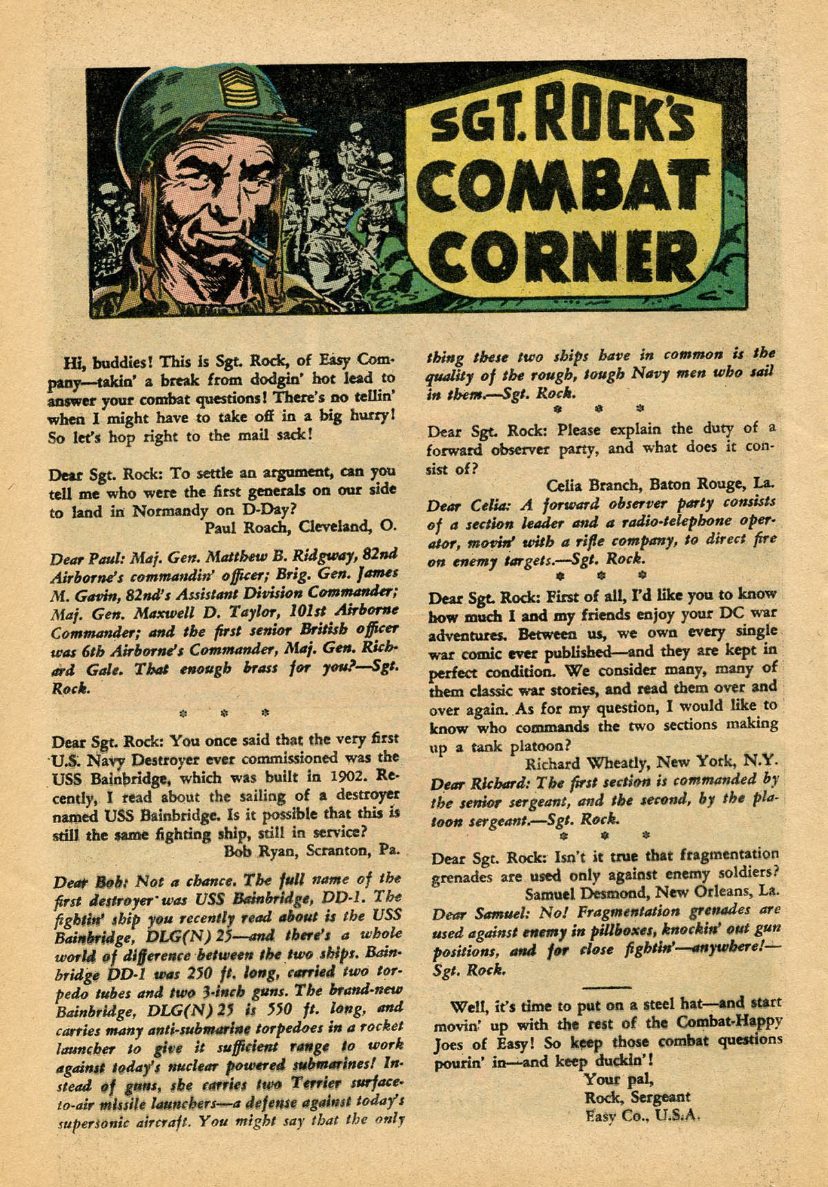 Read online Our Army at War (1952) comic -  Issue #140 - 24
