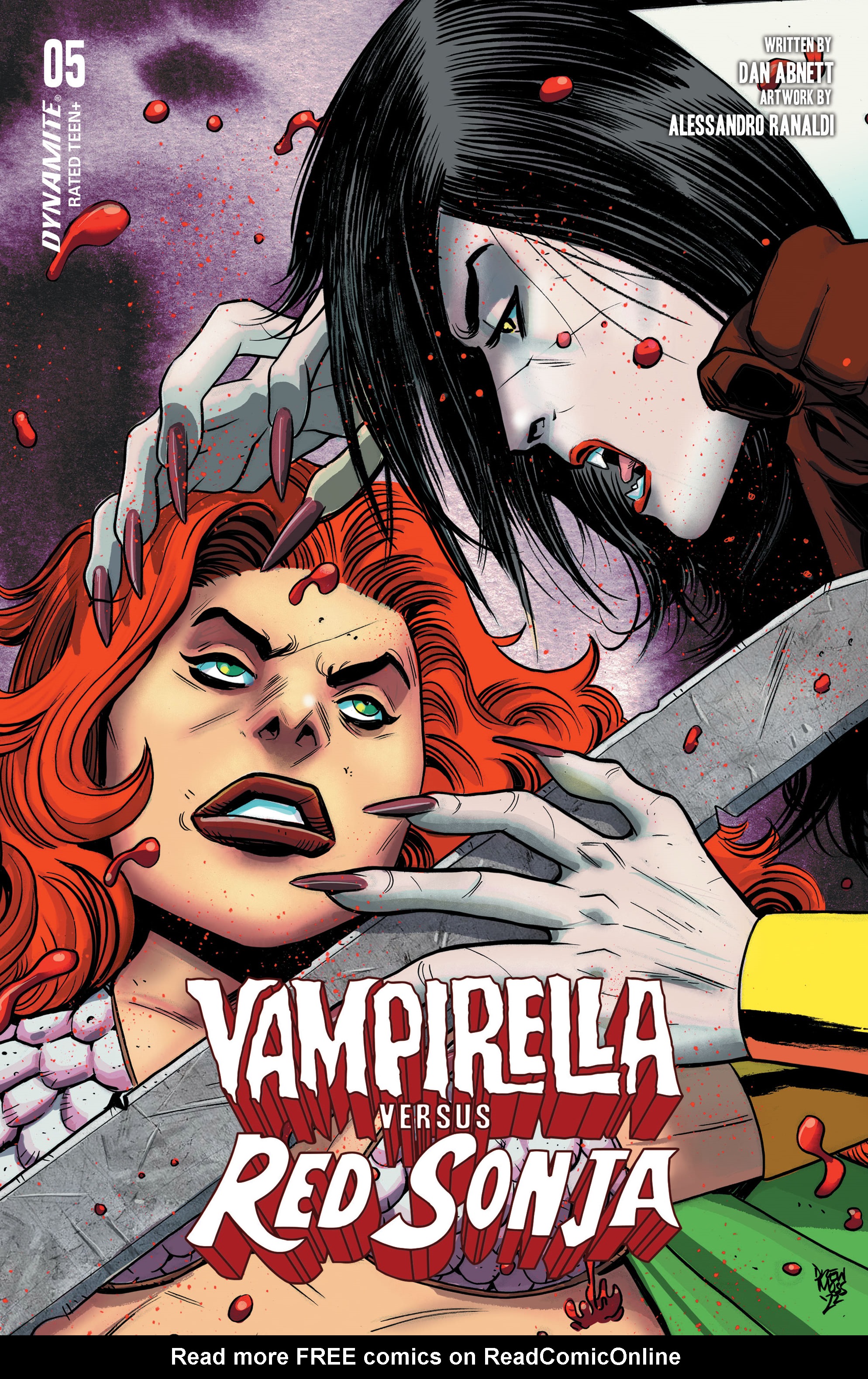 Read online Vampirella Vs. Red Sonja comic -  Issue #5 - 4